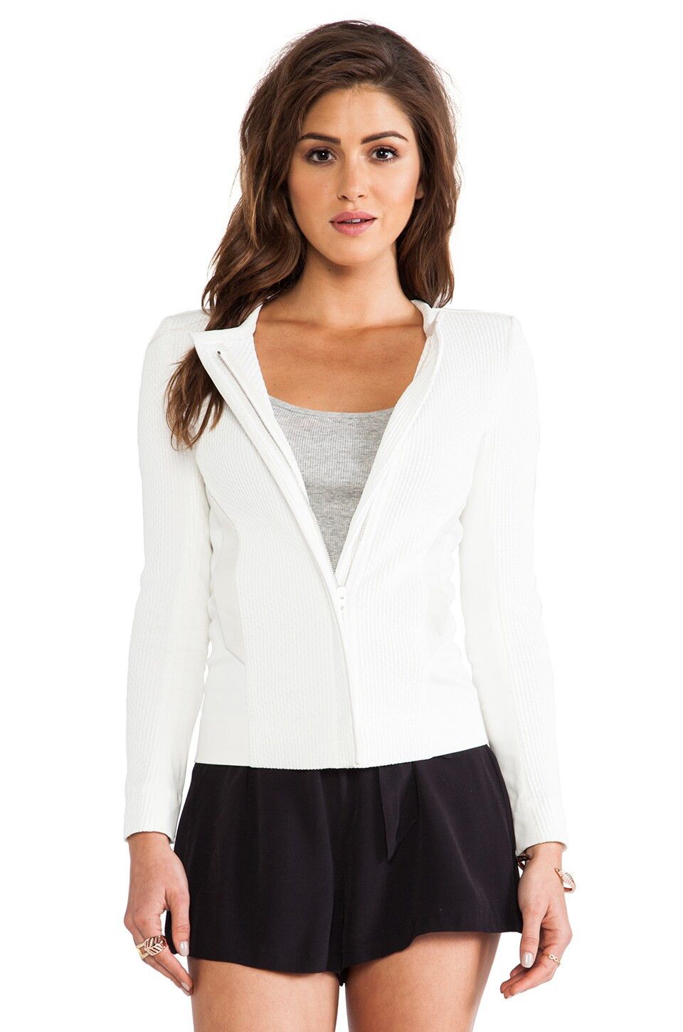 Iro IRO Brock Textured Leather Zip Jacket Size 34 XS Size XS / US 0-2 / IT 36-38 - 16 Thumbnail