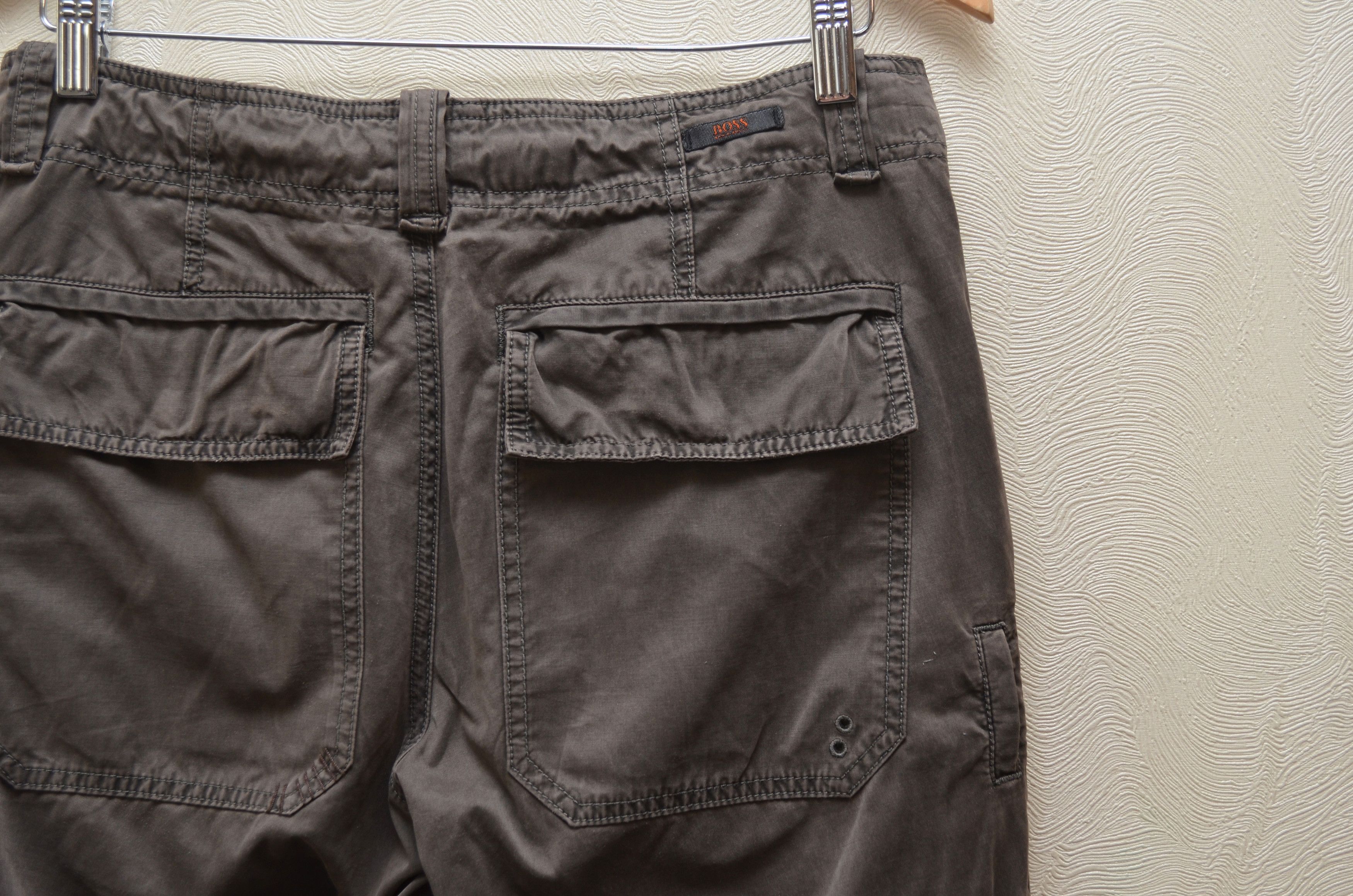 Hugo Boss Hugo Boss Dark Brown Garment Dyed Cargo Pants Multipocket Size US 30 / EU 46 - 9 Thumbnail
