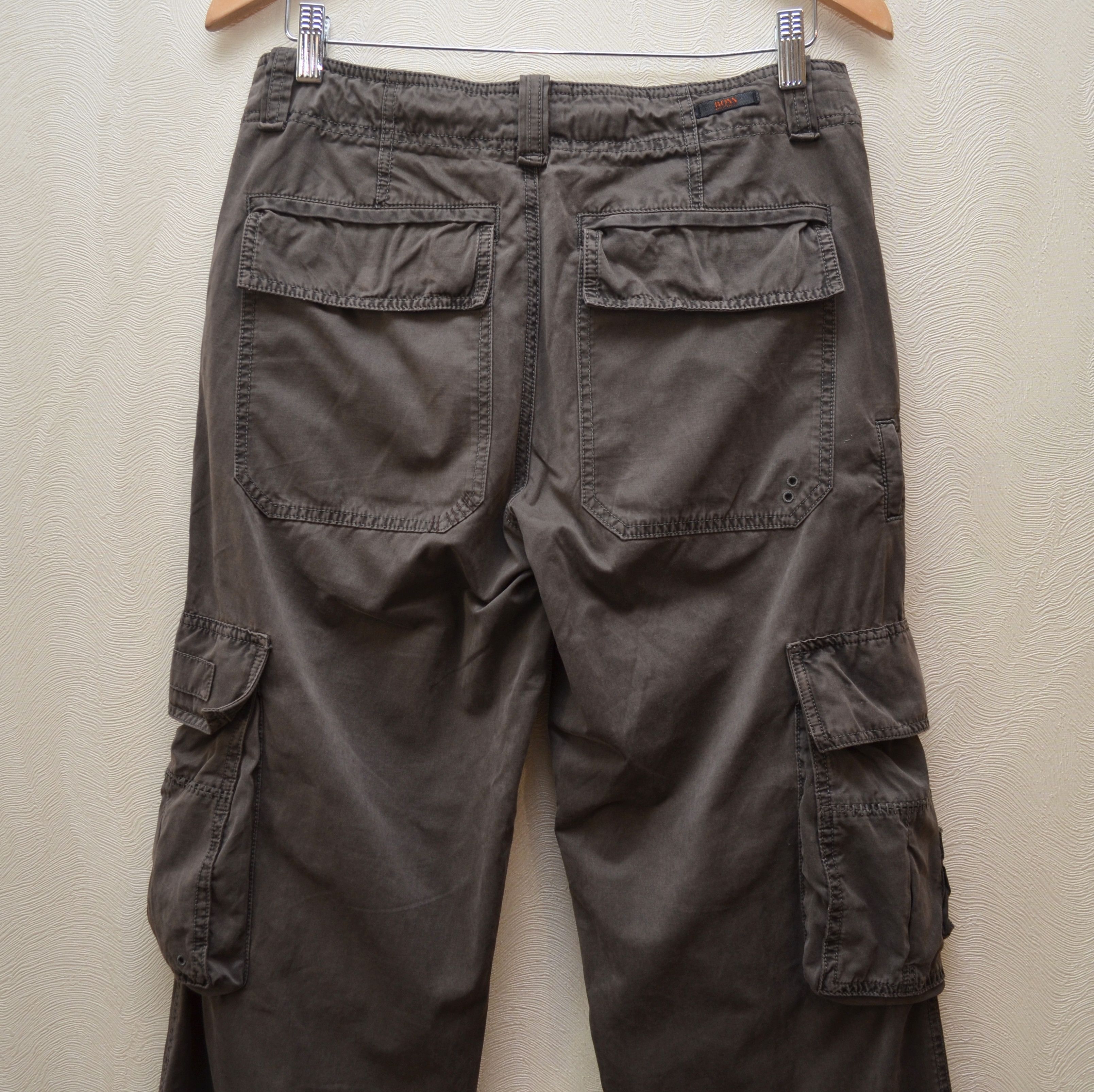 Hugo Boss Hugo Boss Dark Brown Garment Dyed Cargo Pants Multipocket Size US 30 / EU 46 - 8 Thumbnail