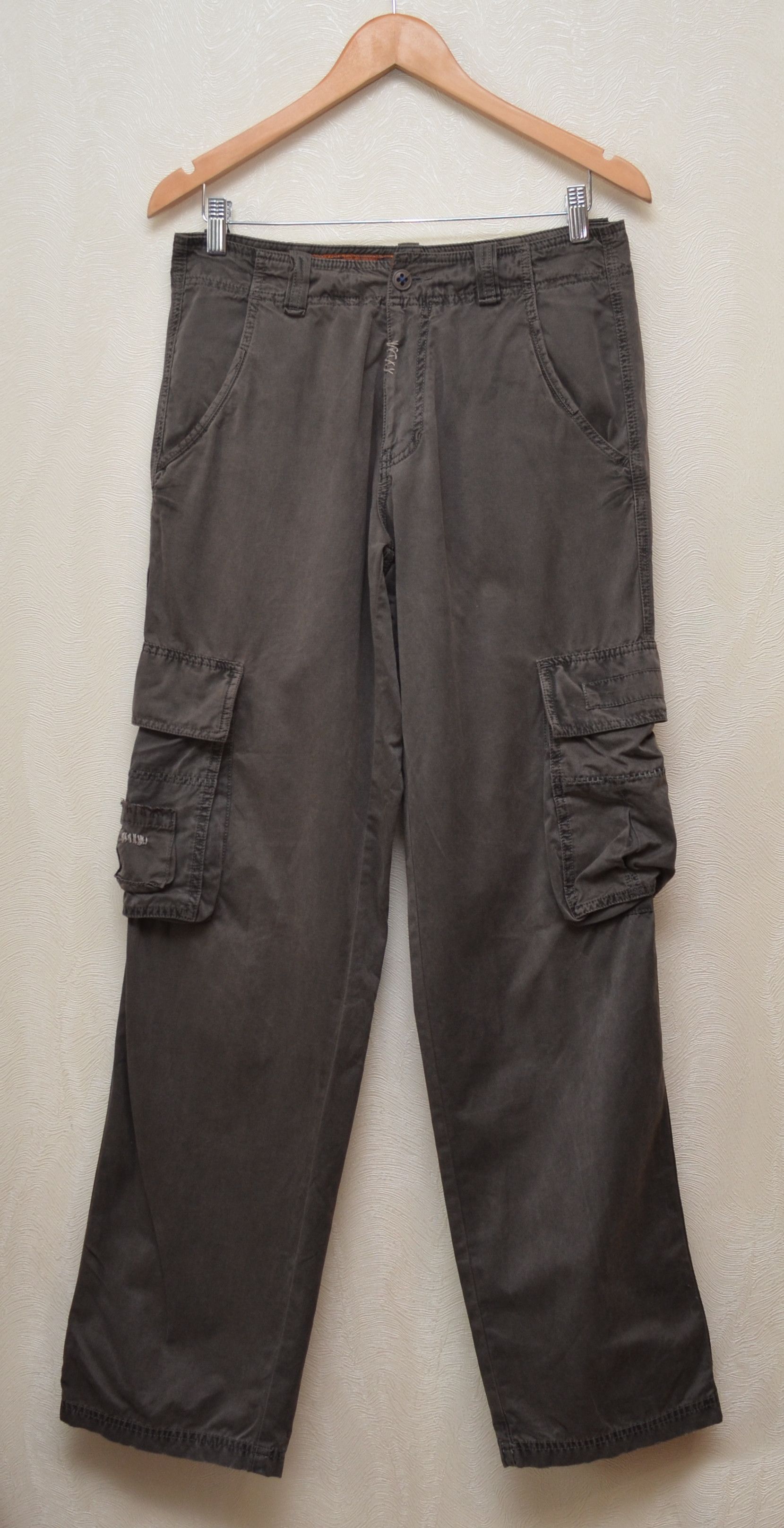 Hugo Boss Hugo Boss Dark Brown Garment Dyed Cargo Pants Multipocket Size US 30 / EU 46 - 1 Thumbnail