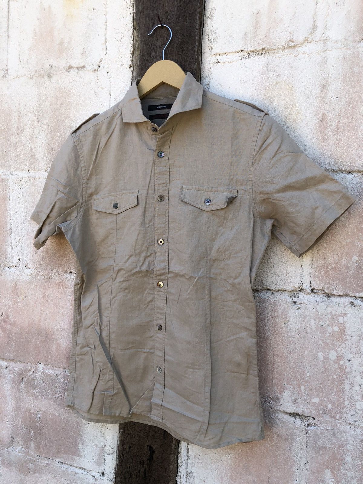Japanese Brand × Yohji Yamamoto IN’ED Homme Yohji Yamamoto Shirt Button up Size XS / US 0-2 / IT 36-38 - 3 Thumbnail