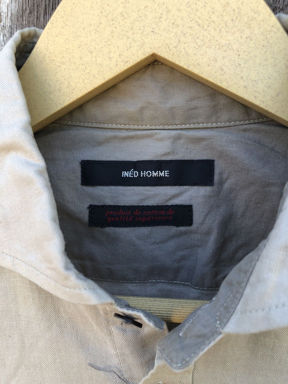 Japanese Brand × Yohji Yamamoto IN’ED Homme Yohji Yamamoto Shirt Button up Size XS / US 0-2 / IT 36-38 - 4 Thumbnail