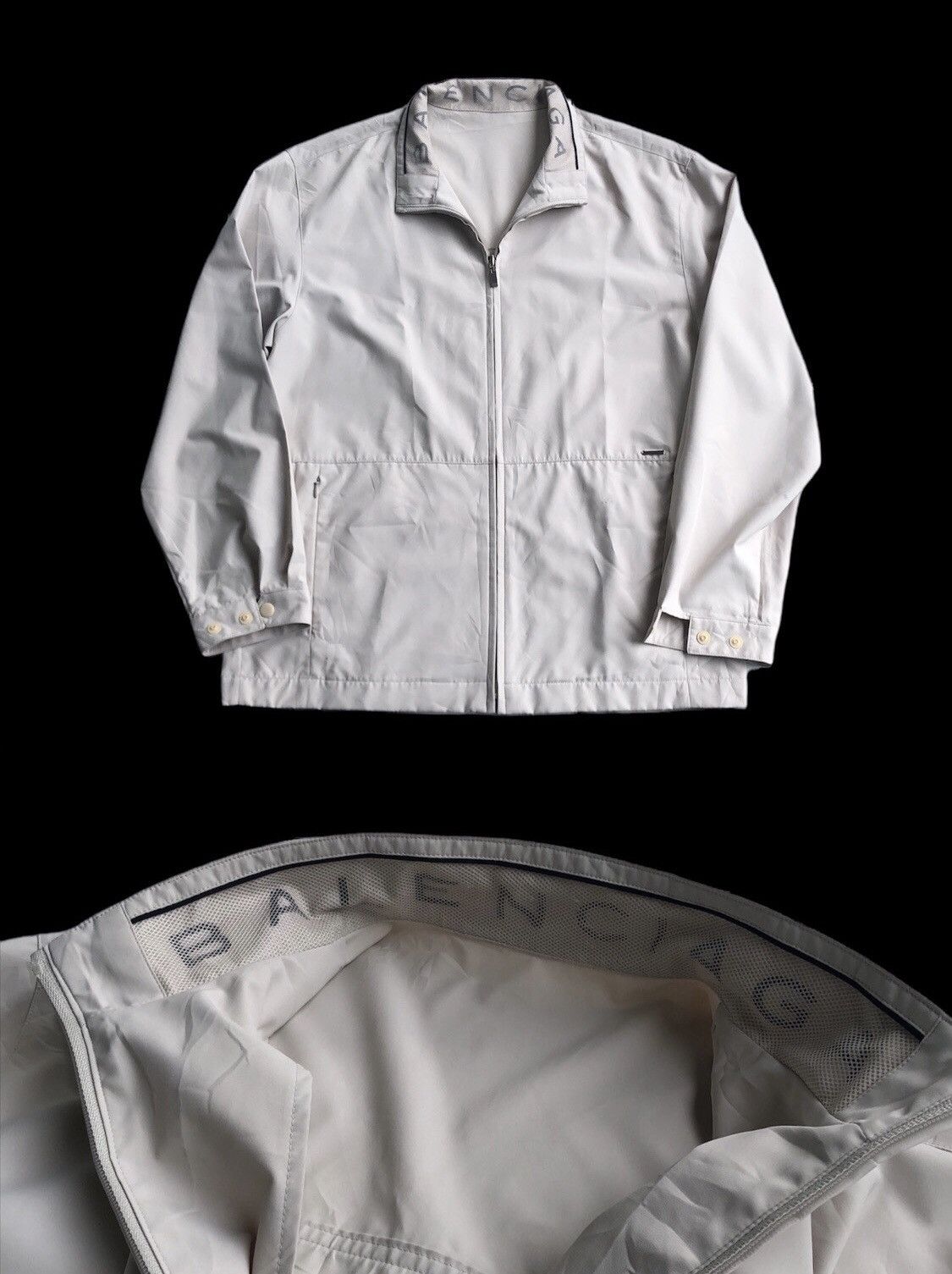 Balenciaga Vintage Balenciaga Big Logo Collar Size US M / EU 48-50 / 2 - 1 Thumbnail