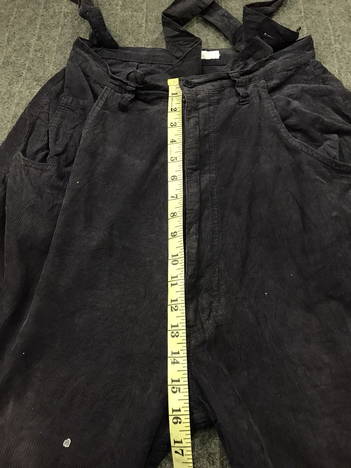 Designer × Issey Miyake × Japanese Brand Unique Ne-Net Issey Miyake Corduroy Trouser Paint Splash Size 27" / US 4 / IT 40 - 11 Thumbnail