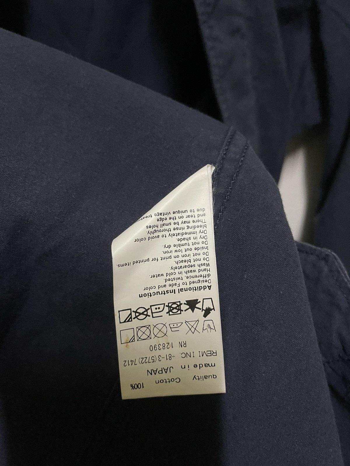 Japanese Brand × Remi Relief Remi Relief Button Up Parka Japan Size US S / EU 44-46 / 1 - 11 Thumbnail