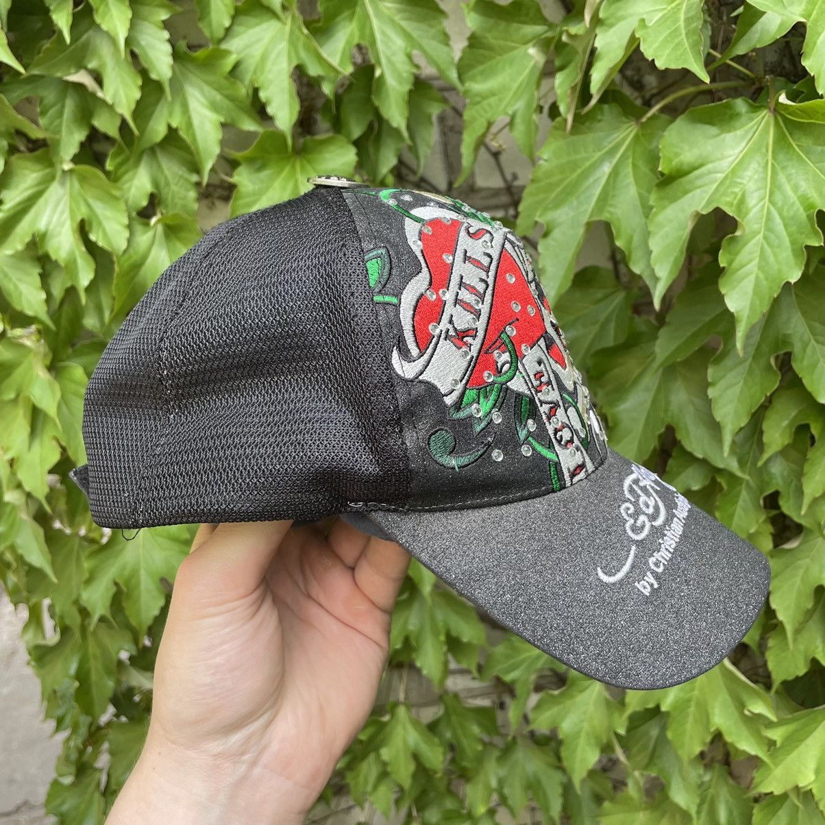 Christian Audigier Vintage Y2K Ed Hardy Skull Trucker Hat Size ONE SIZE - 7 Thumbnail