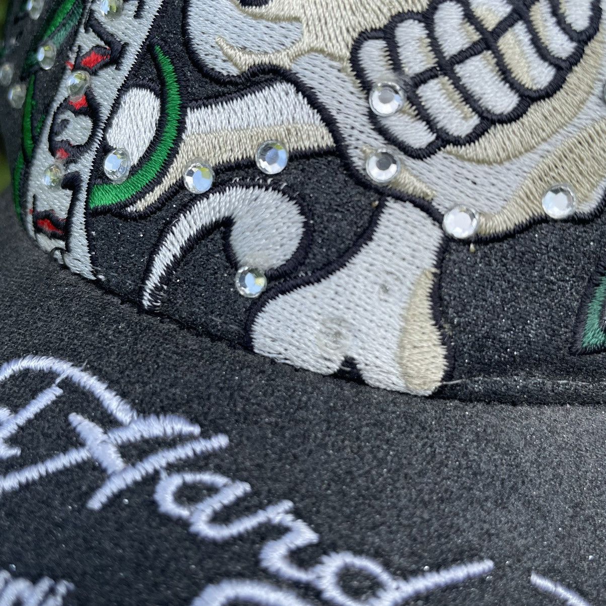 Christian Audigier Vintage Y2K Ed Hardy Skull Trucker Hat Size ONE SIZE - 14 Thumbnail