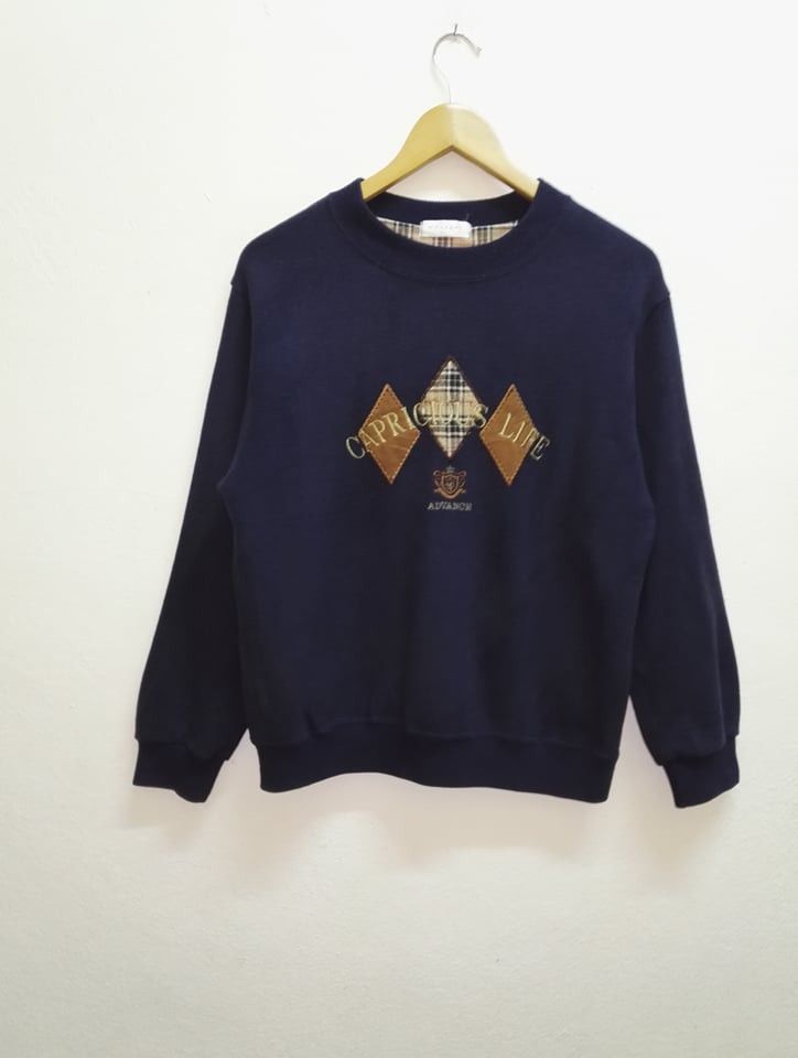 Jordan Brand 💥RARE💥 Vintage Sweatshirt Wavegal (Capricious Life) Size US M / EU 48-50 / 2 - 1 Thumbnail