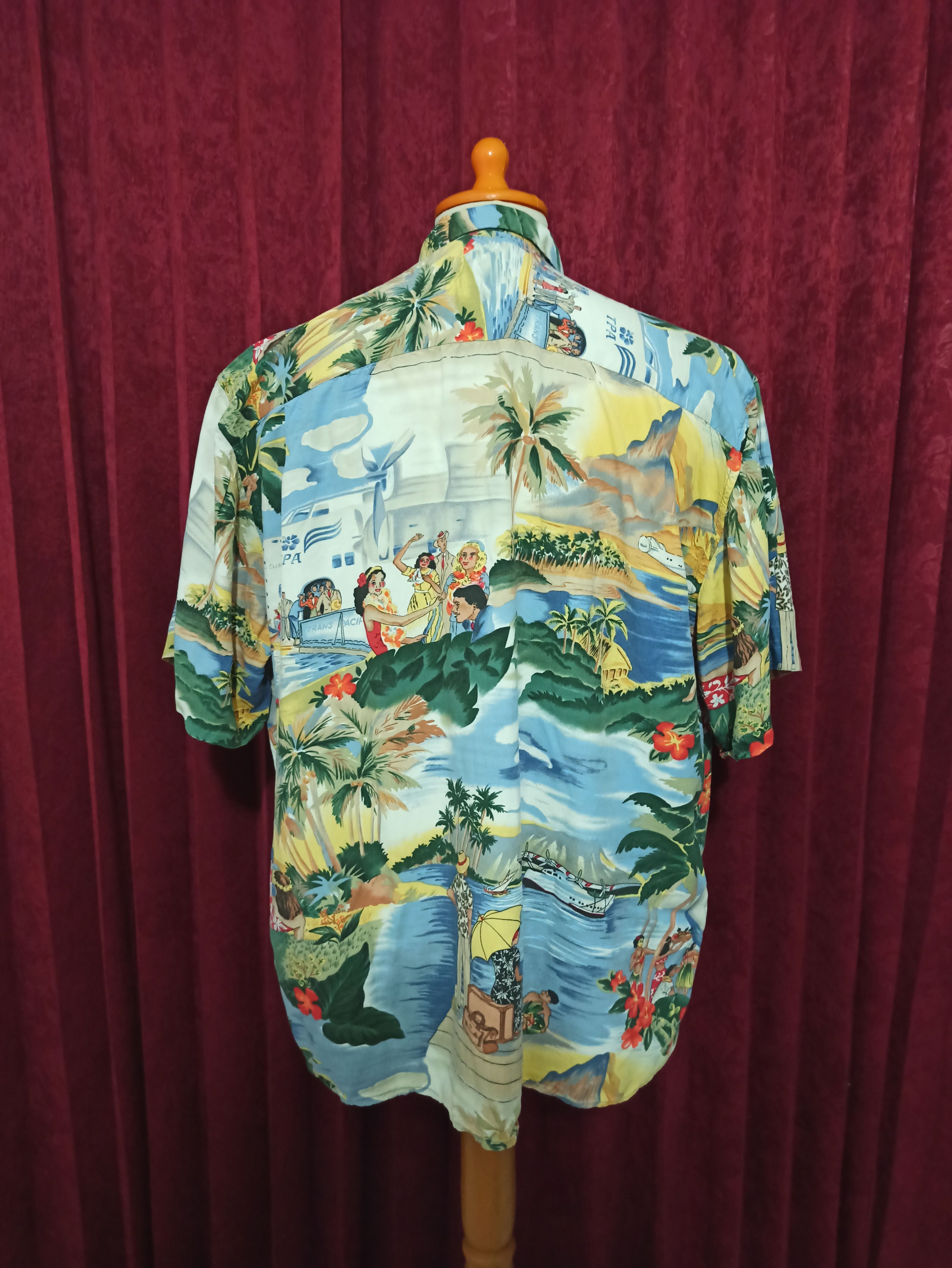 Reyn Spooner Vintage Reyn Spooner Tourist Aloha Tropical Hawaiian Shirt Size US L / EU 52-54 / 3 - 4 Thumbnail