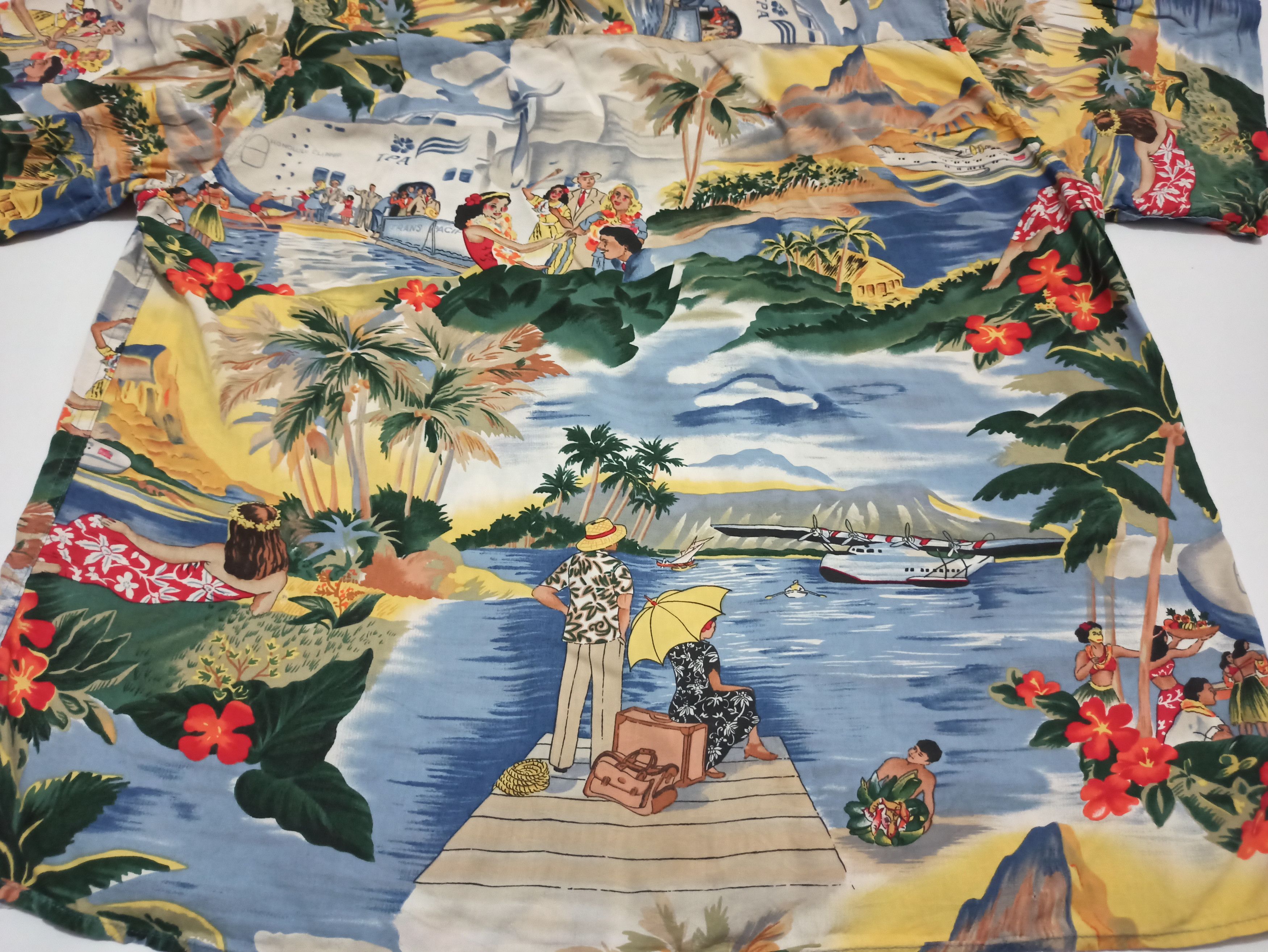 Reyn Spooner Vintage Reyn Spooner Tourist Aloha Tropical Hawaiian Shirt Size US L / EU 52-54 / 3 - 5 Thumbnail