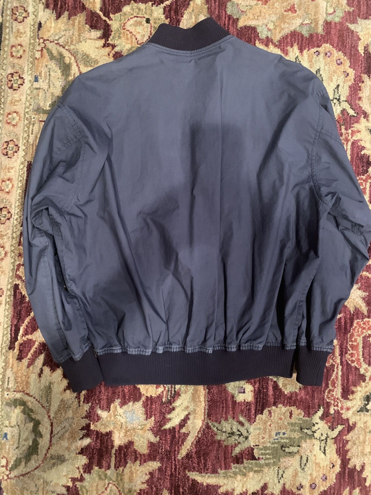 Comme des Garcons × Comme des Garcons Homme CDG Reversible Bomber Navy/Gray Striped Size US M / EU 48-50 / 2 - 3 Thumbnail