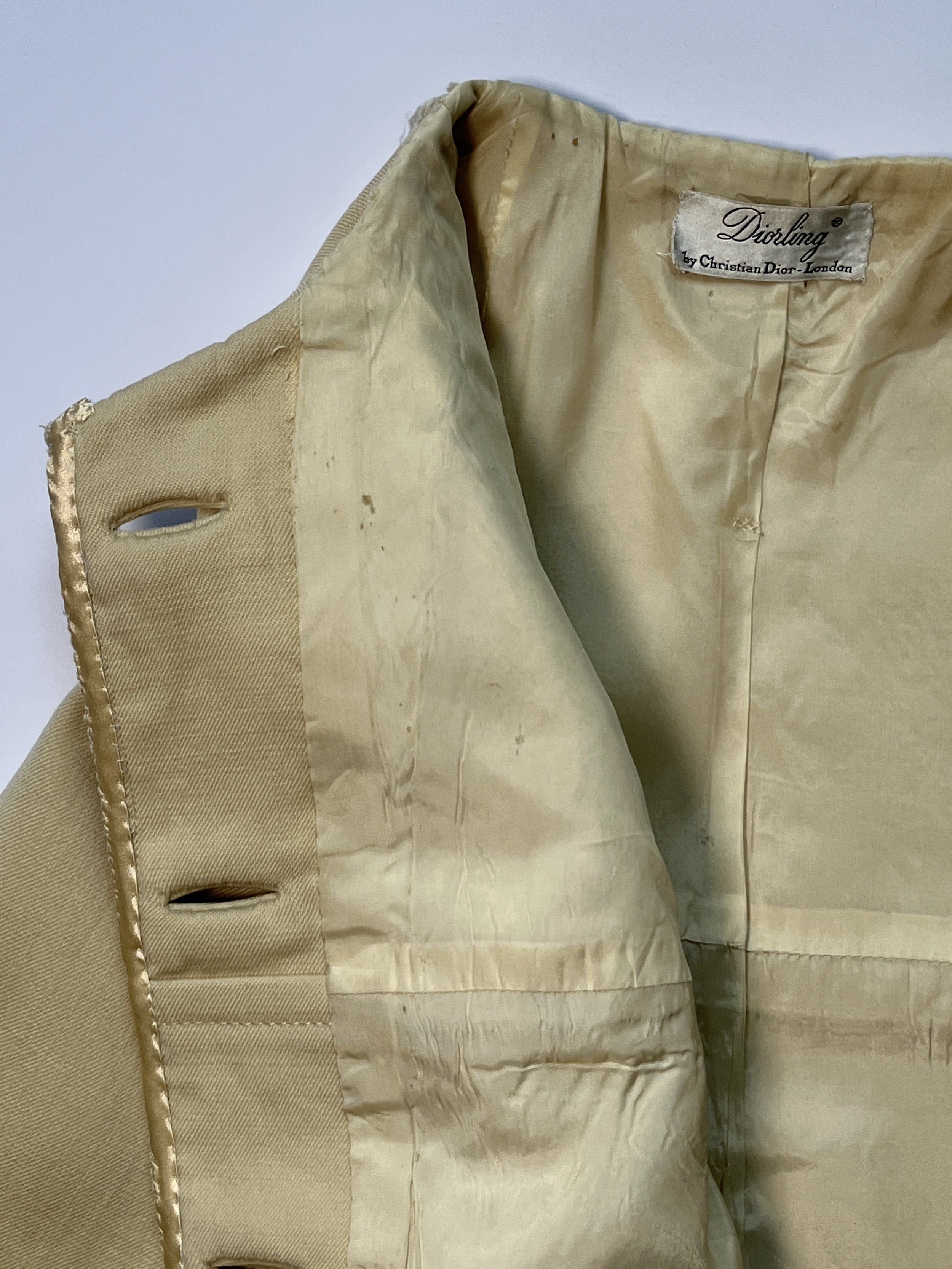Dior ⚡️QUICK SALE⚡️1970s' Diorling by Christian Dior Beige Jacket Size M / US 6-8 / IT 42-44 - 7 Thumbnail