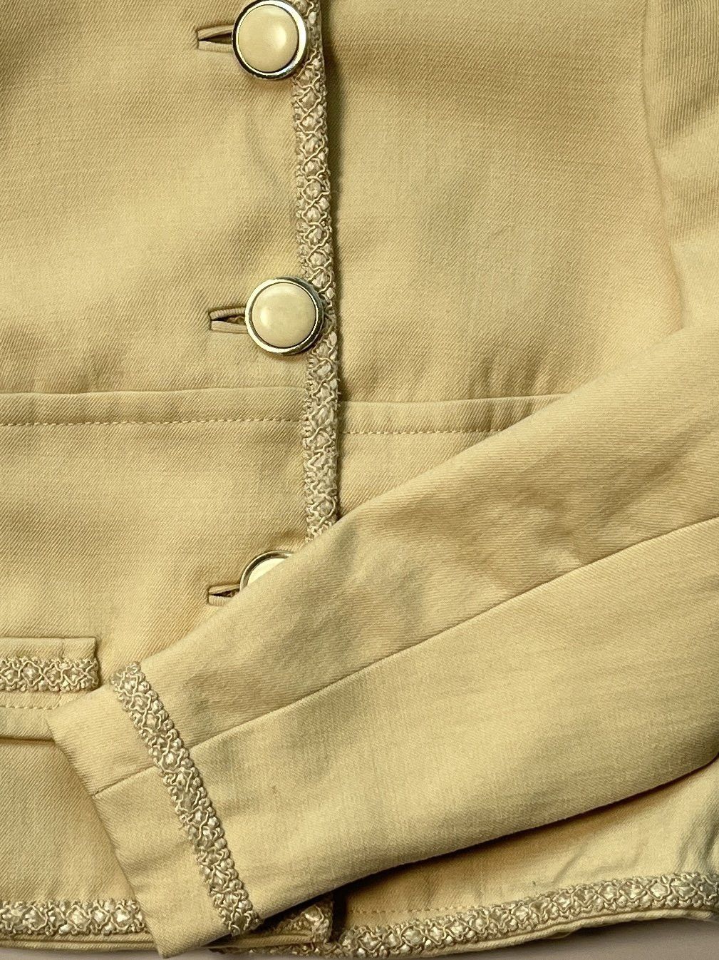 Dior ⚡️QUICK SALE⚡️1970s' Diorling by Christian Dior Beige Jacket Size M / US 6-8 / IT 42-44 - 5 Thumbnail