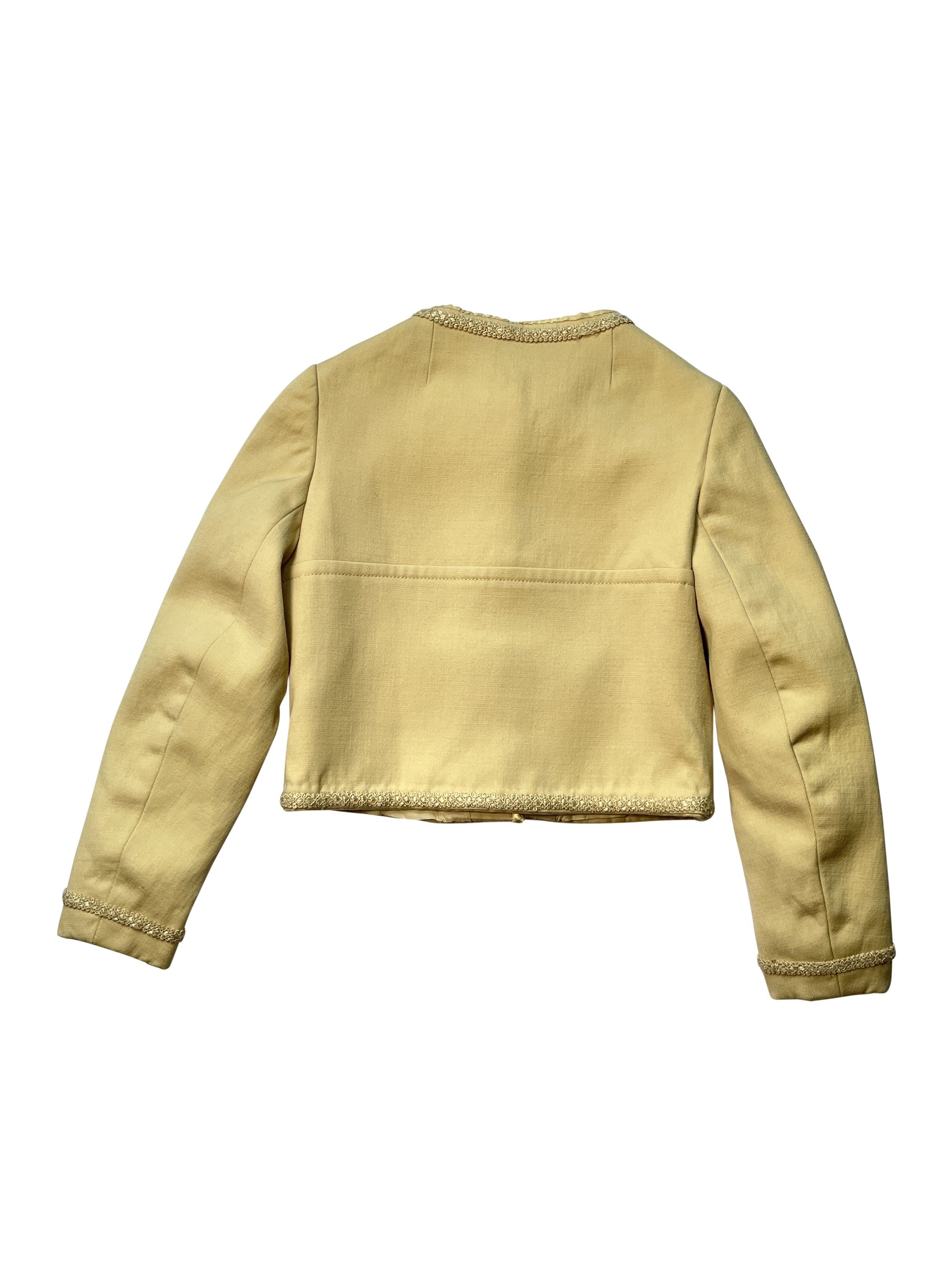Dior ⚡️QUICK SALE⚡️1970s' Diorling by Christian Dior Beige Jacket Size M / US 6-8 / IT 42-44 - 2 Thumbnail