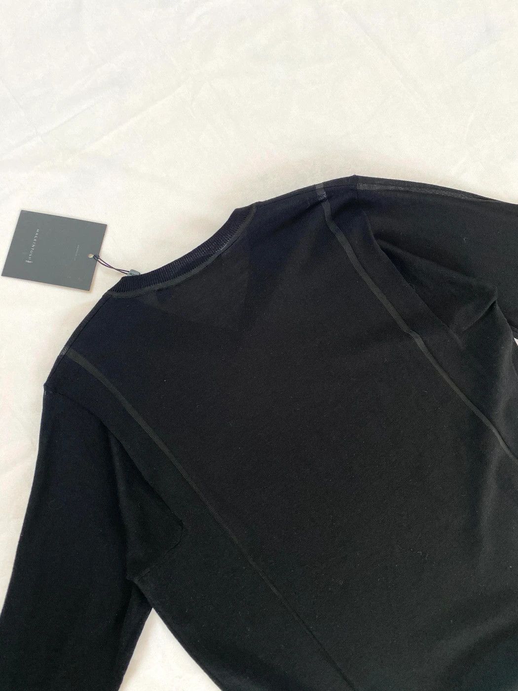 Kiko Kostadinov ⚡️QUICK SALE⚡️Mackintosh by Kiko Black V-Neck Thin Knit Size US XS / EU 42 / 0 - 6 Thumbnail