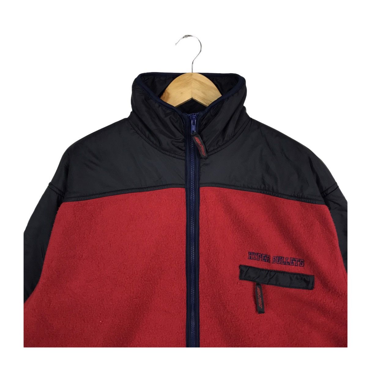 Vintage Vintage Hyper Bullets Active Sport Fleece Zipper Jacket Size US L / EU 52-54 / 3 - 7 Thumbnail