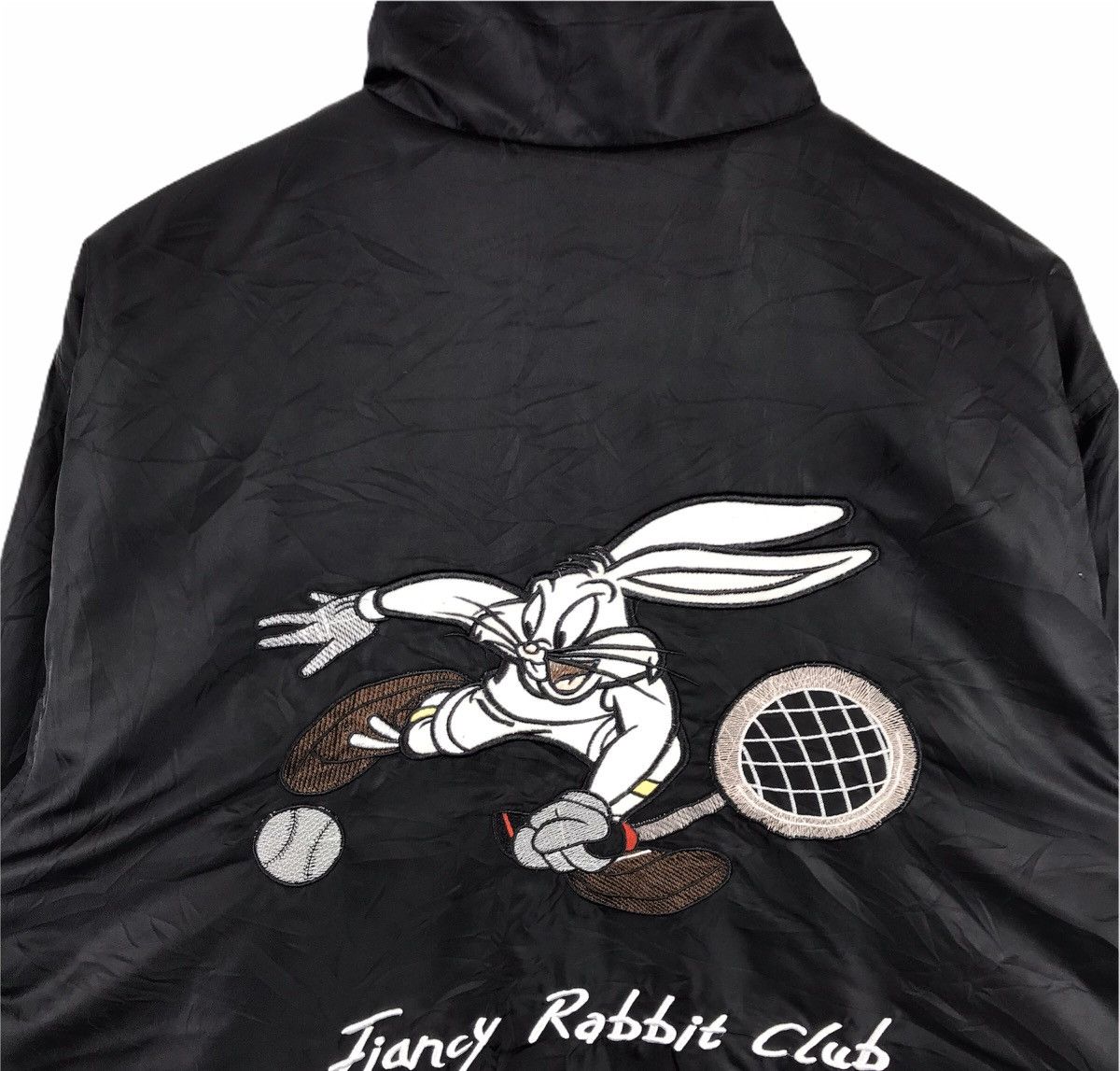 Vintage Vintage Fiancy Rabbit Club Tennis Reversible Fleece Jacket Size US L / EU 52-54 / 3 - 5 Thumbnail