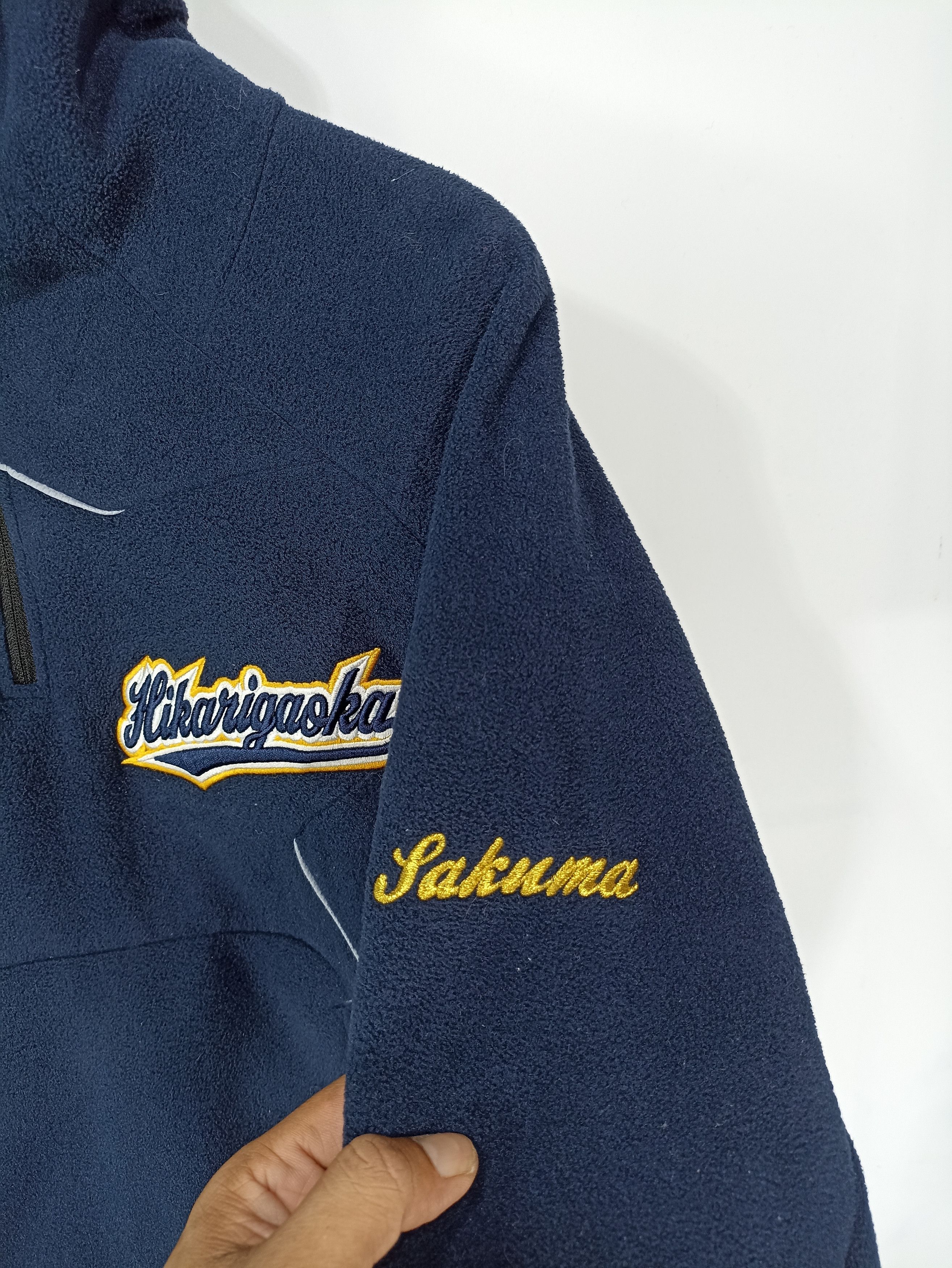Descente × Japanese Brand × Sports Specialties Fleece Descente Half Zipper Hooded Size US M / EU 48-50 / 2 - 3 Thumbnail