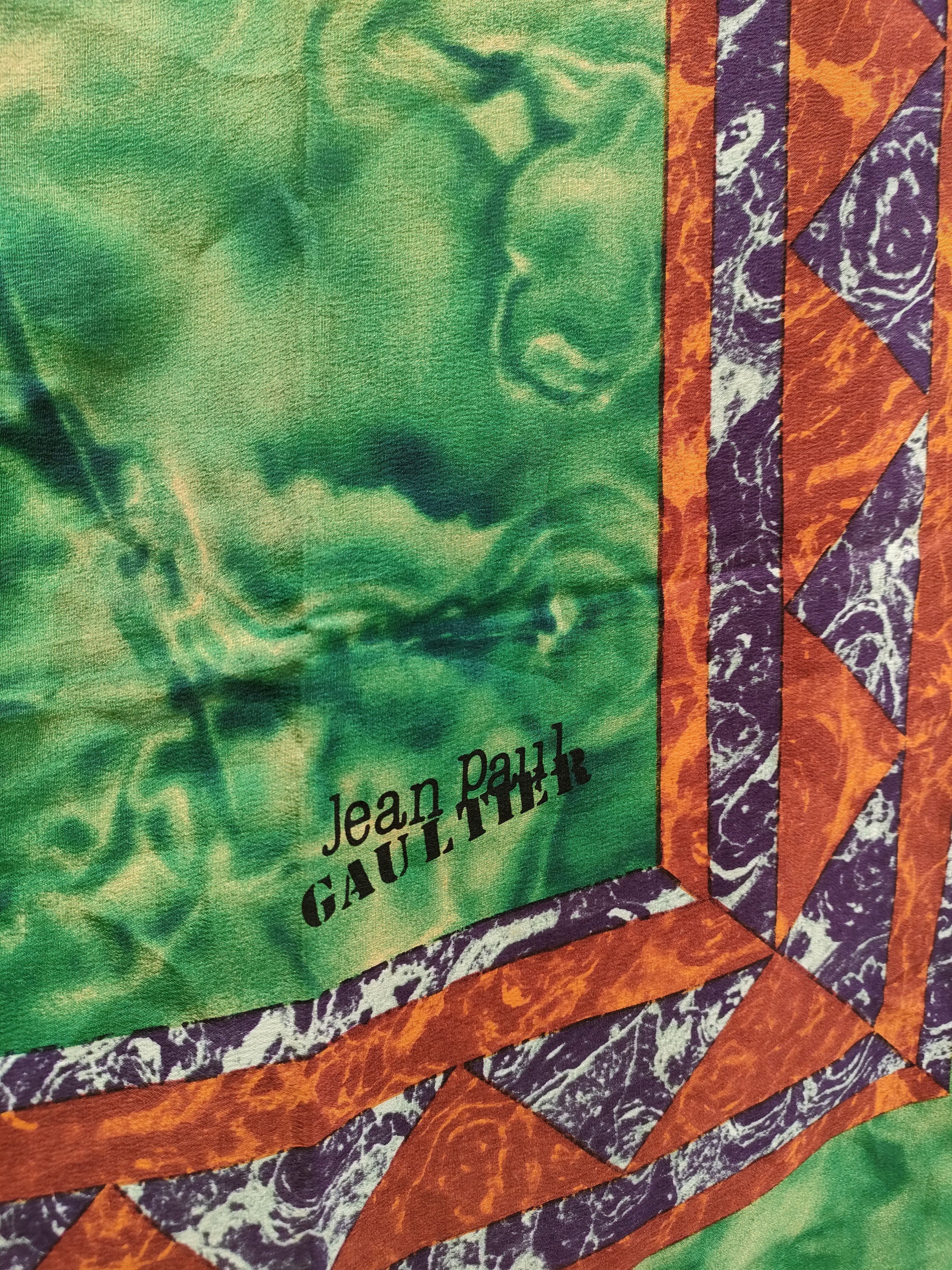 Jean Paul Gaultier The Secret Life Of J.P Silk Scarf Size ONE SIZE - 4 Thumbnail