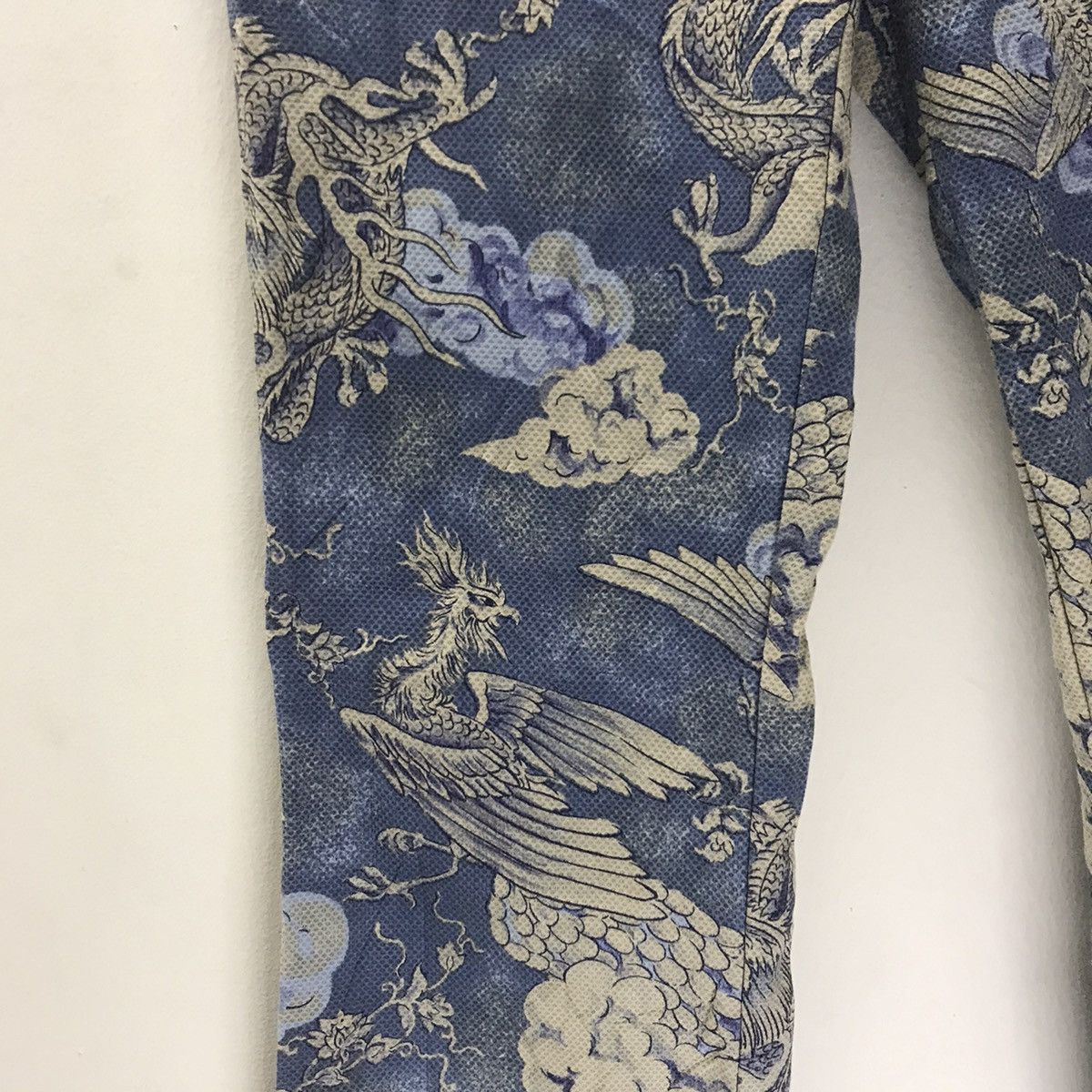 Japanese Brand Batsu Club Dragon Sky Printed Flare Jeans Size US 27 - 4 Thumbnail