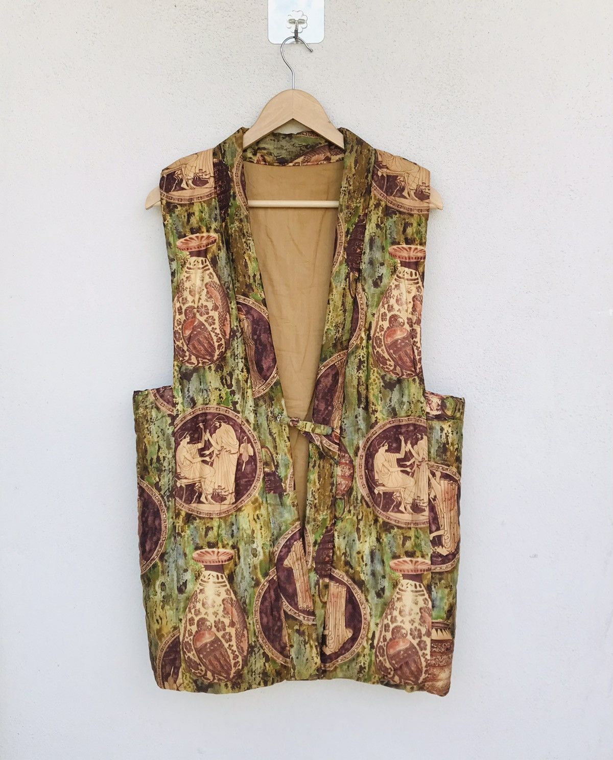 Brand Vintage Egyptian Artifact vest puffer jacket Grailed