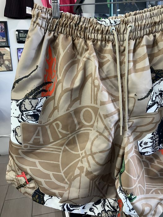 travis scott jordan pool shorts