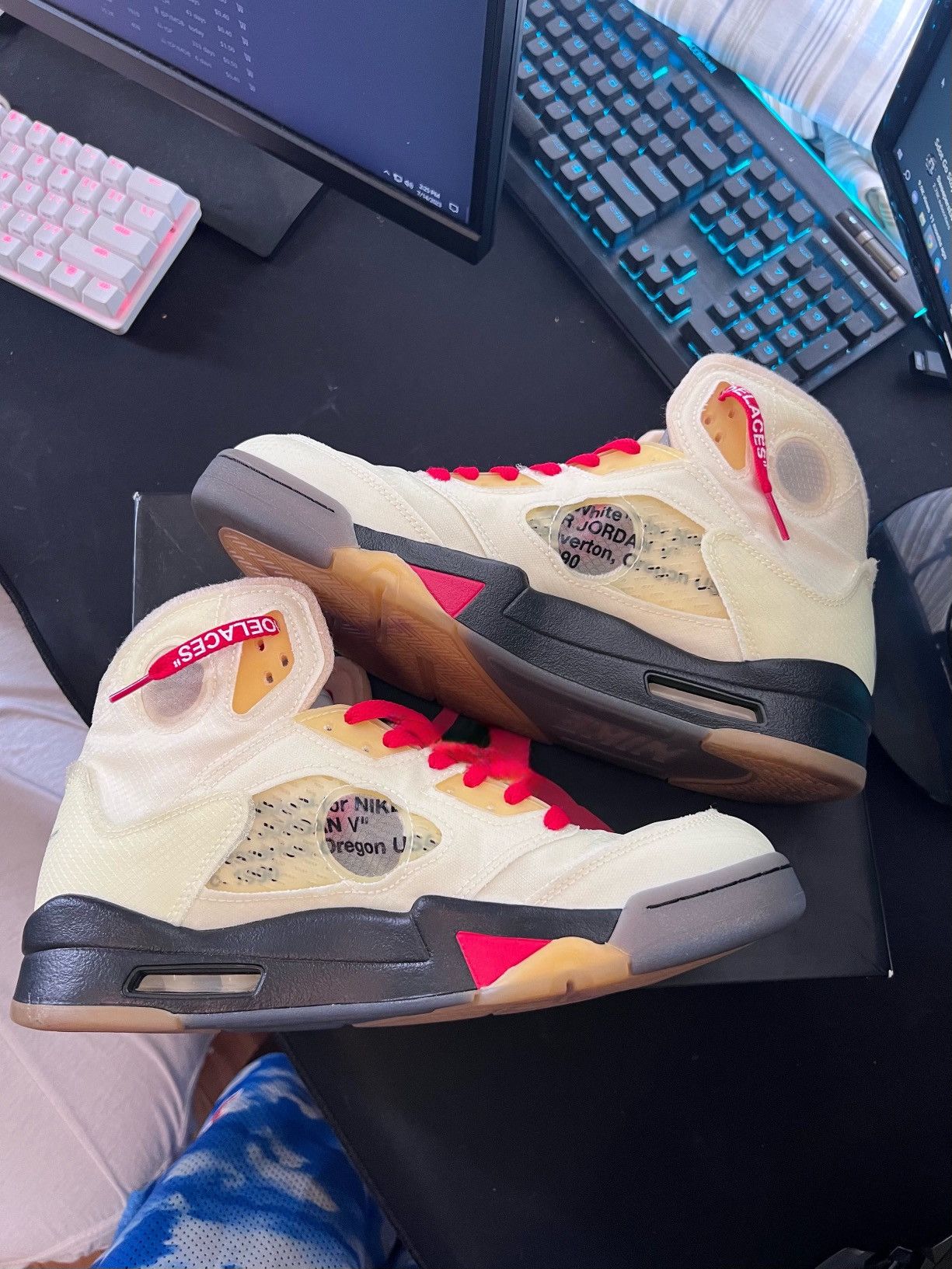 sail jordan off white