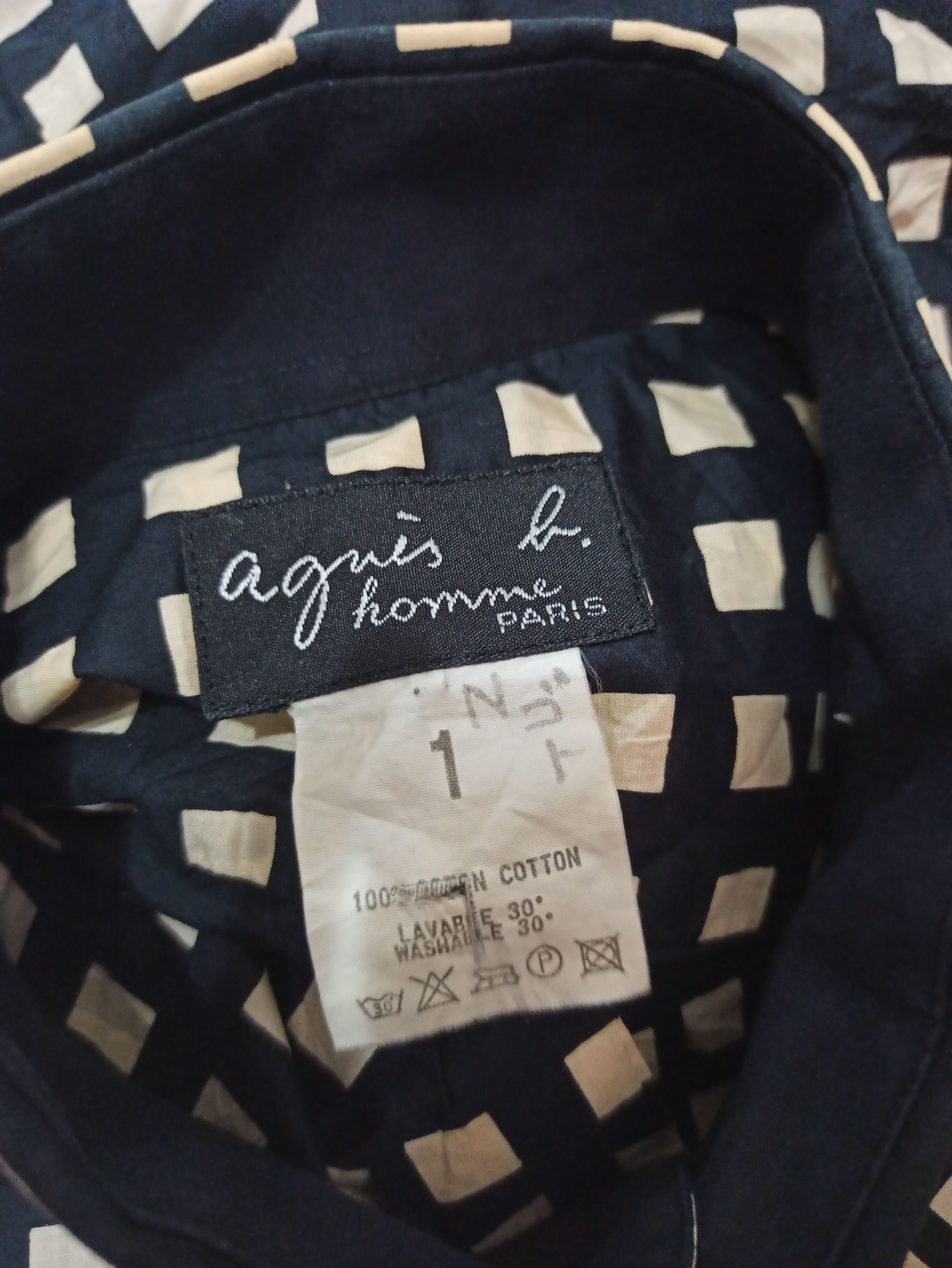 agnes b. Vintage Y2K Agnes B Homme Paris Long Sleeve Shirt Size M / US 6-8 / IT 42-44 - 8 Thumbnail