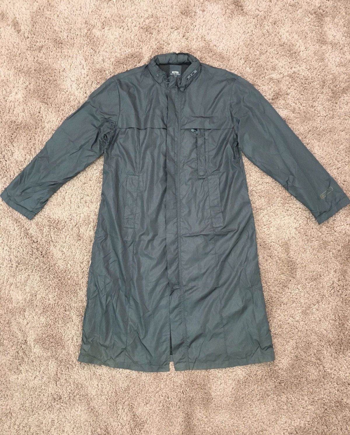 image of G Star Raw Long Jacket Zip Up in Grey, Men's (Size Medium)