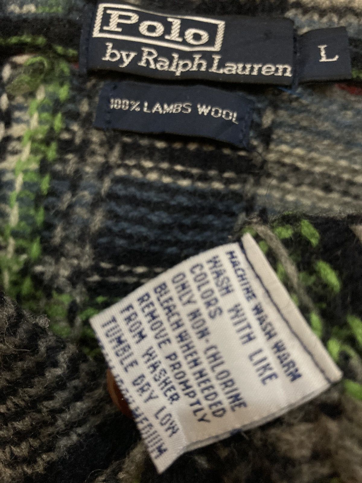 Polo Ralph Lauren Ralph Lauren Lambs Wool Knitwear Size US L / EU 52-54 / 3 - 5 Thumbnail