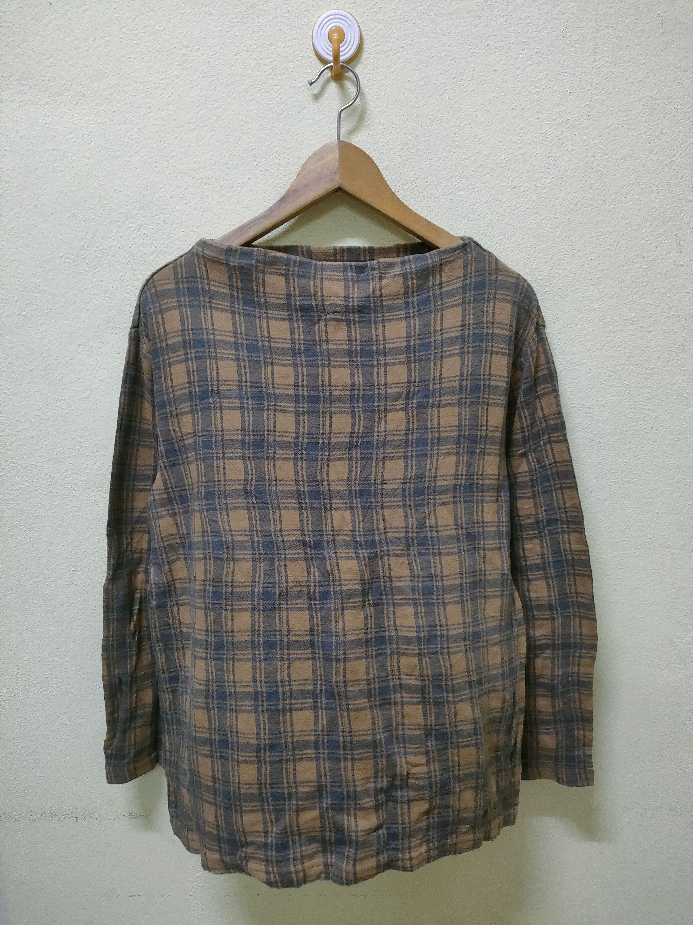 Issey Miyake Plantation Check Long Sleeve Size M / US 6-8 / IT 42-44 - 1 Thumbnail