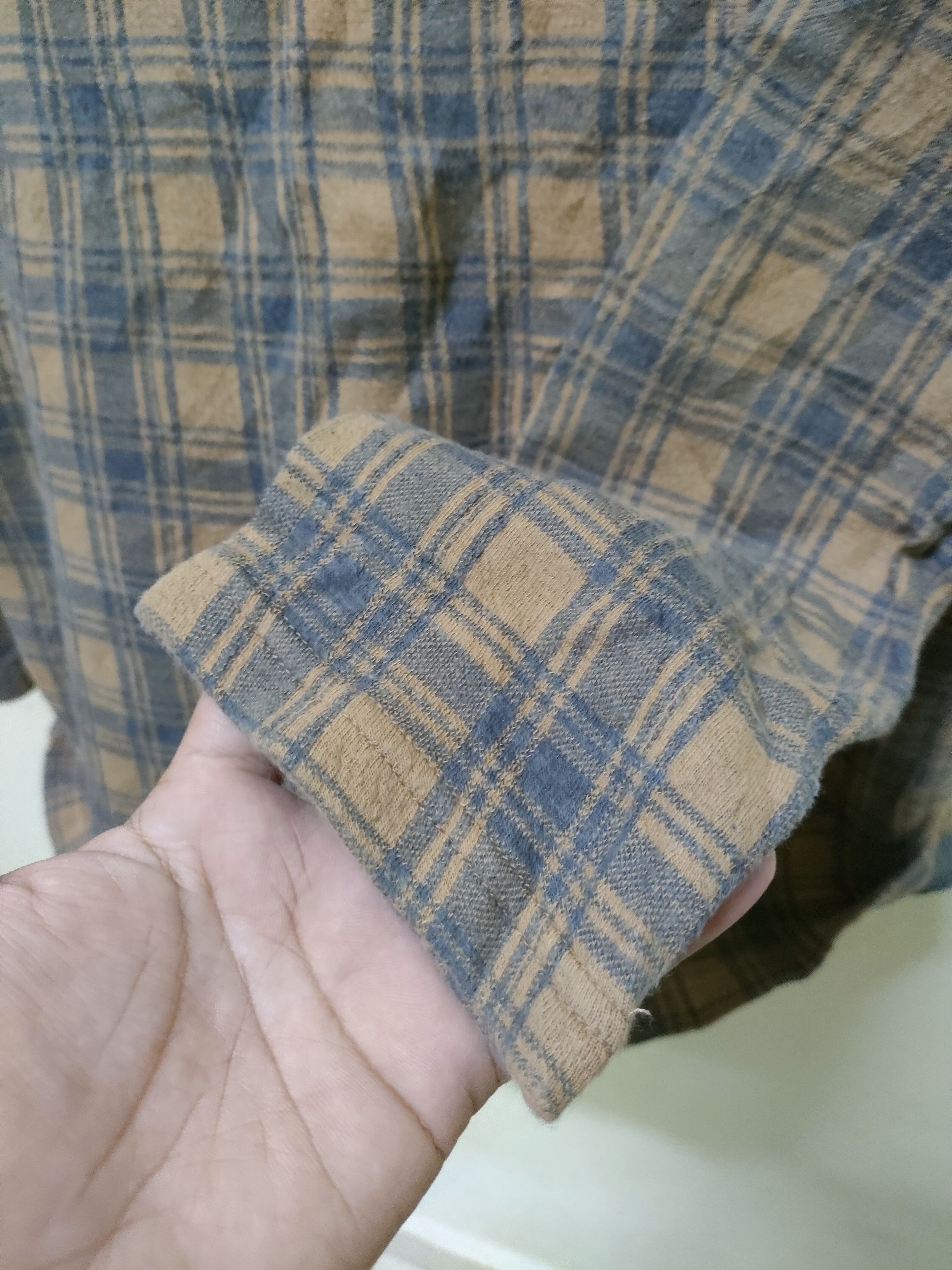 Issey Miyake Plantation Check Long Sleeve Size M / US 6-8 / IT 42-44 - 3 Thumbnail