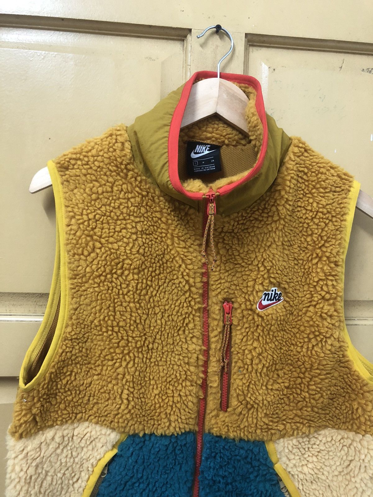 Nike Rare❗️Nike Multicolour Deep Pile Fleece Sherpa Vest Size US S / EU 44-46 / 1 - 7 Thumbnail