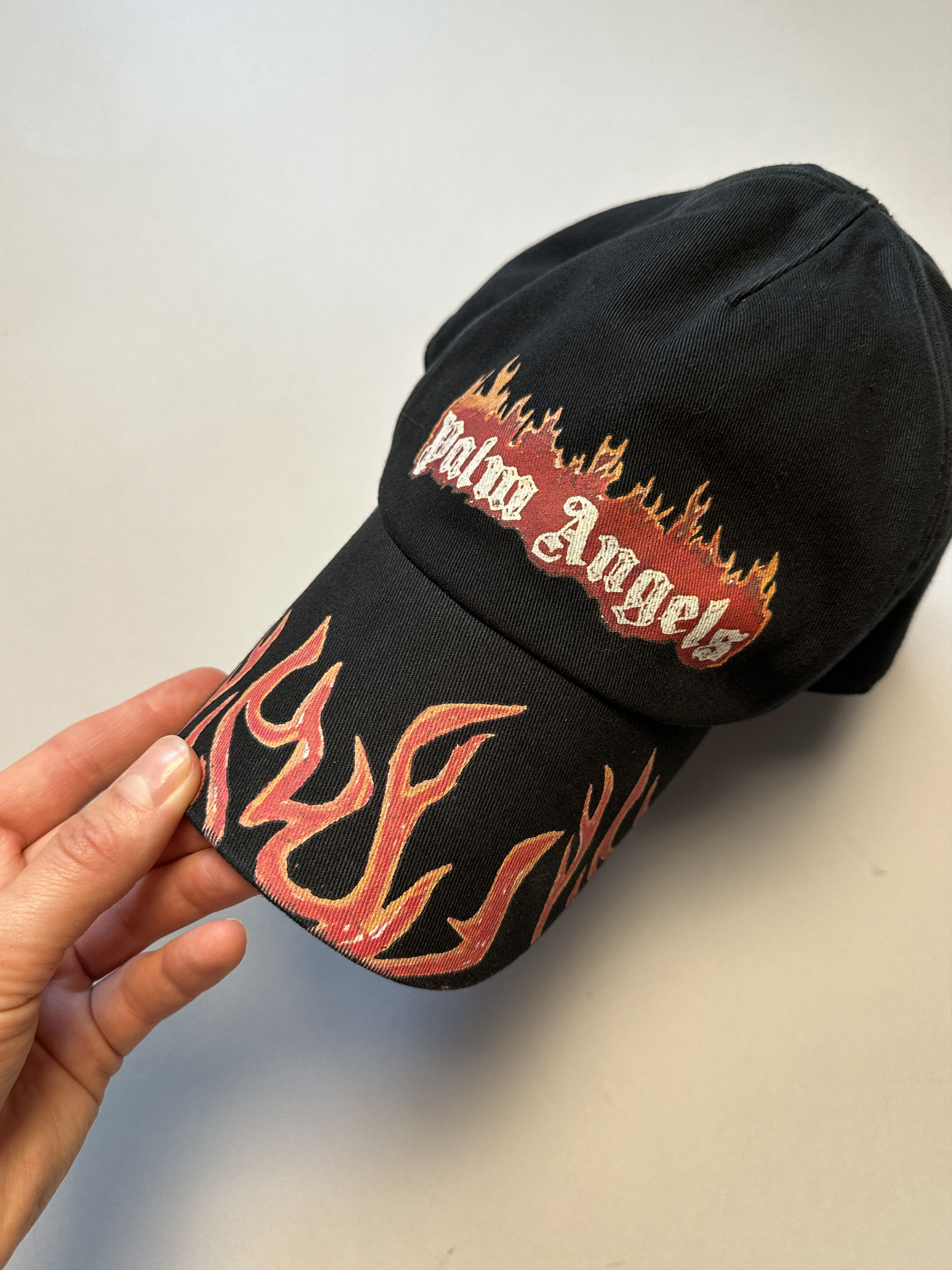Palm Angels 💥 RARE 💥 Palm Angels Burning Logo Baseball Cap Size ONE SIZE - 7 Thumbnail