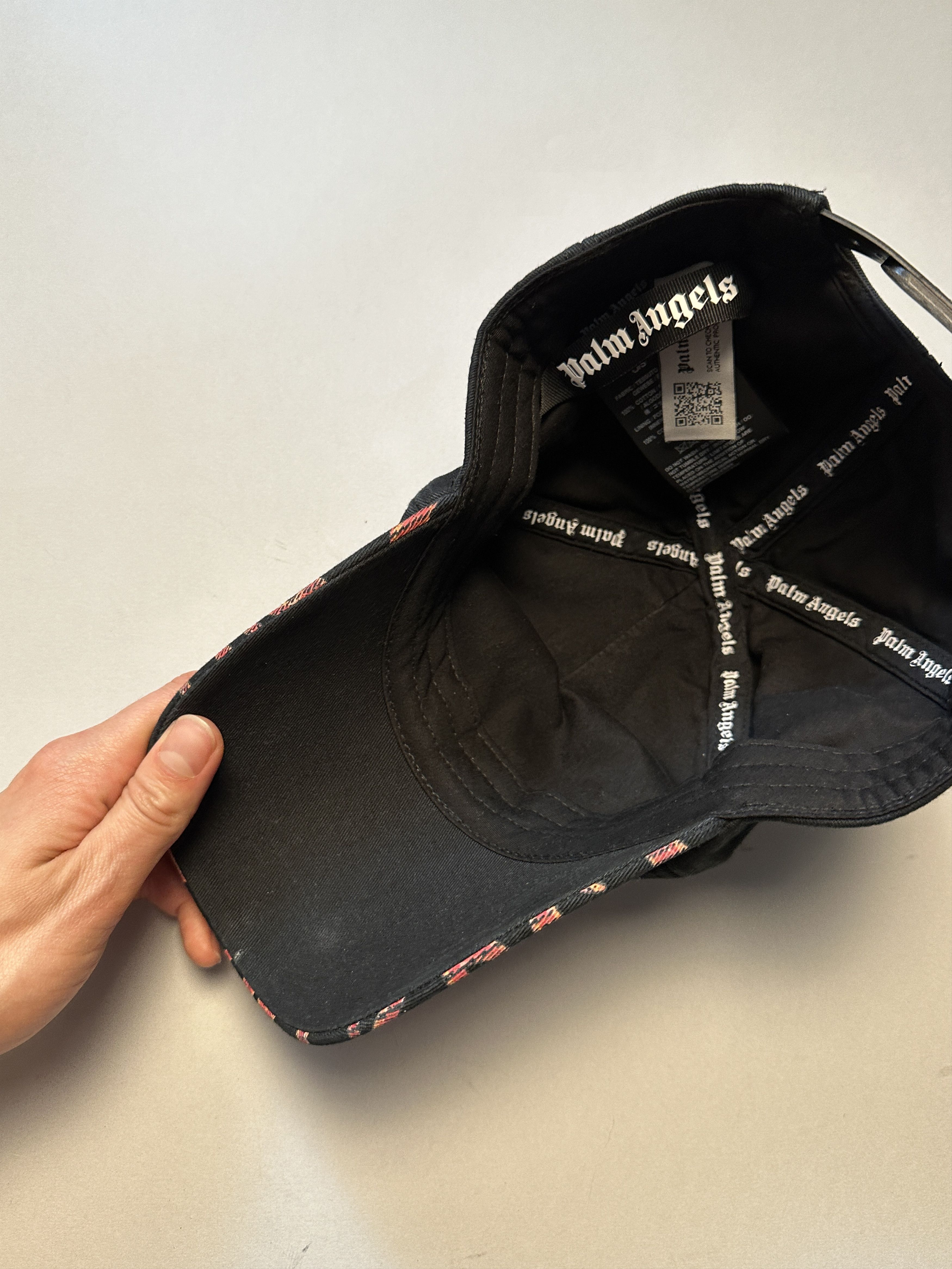 Palm Angels 💥 RARE 💥 Palm Angels Burning Logo Baseball Cap Size ONE SIZE - 9 Thumbnail
