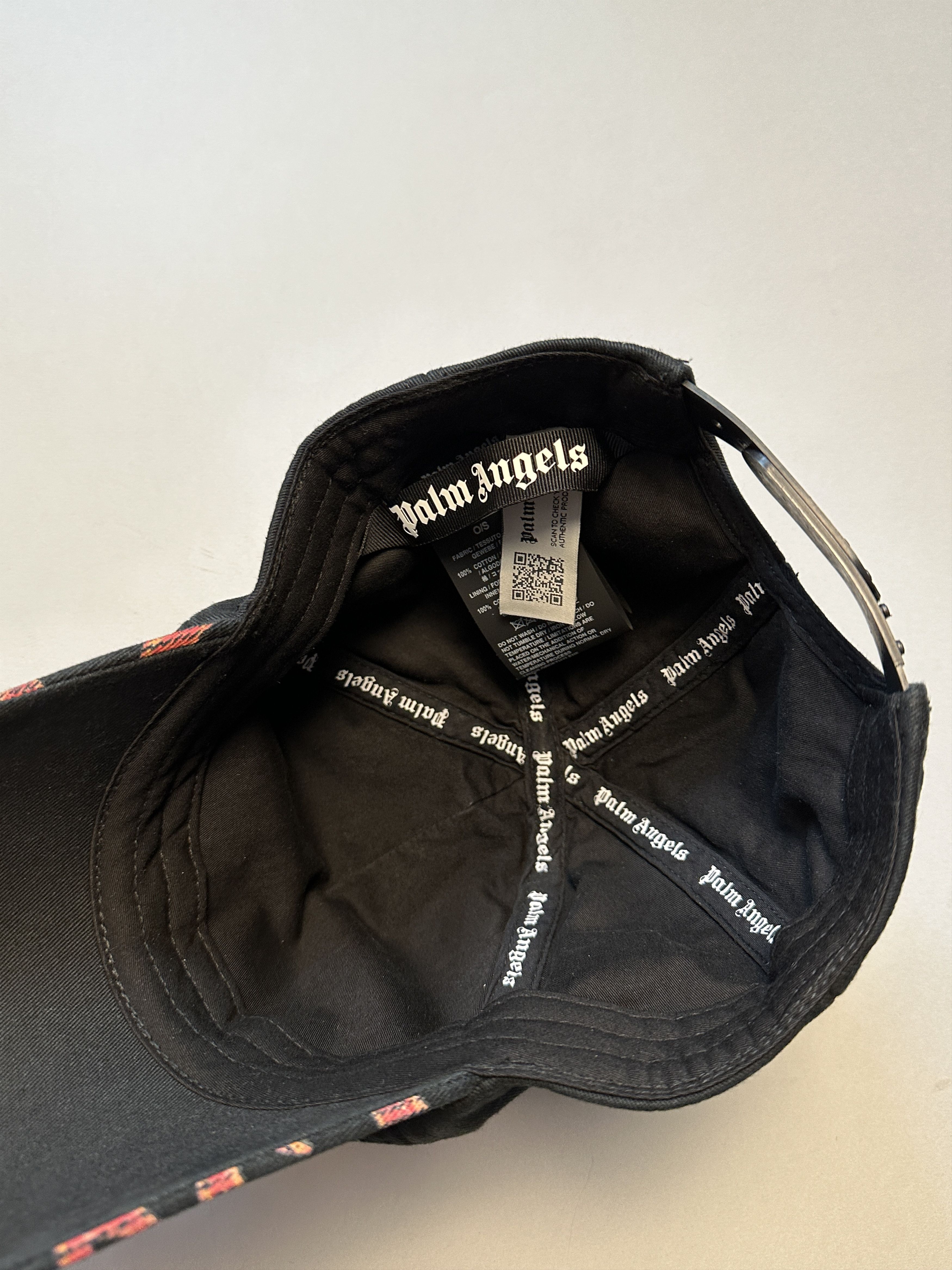 Palm Angels 💥 RARE 💥 Palm Angels Burning Logo Baseball Cap Size ONE SIZE - 8 Thumbnail