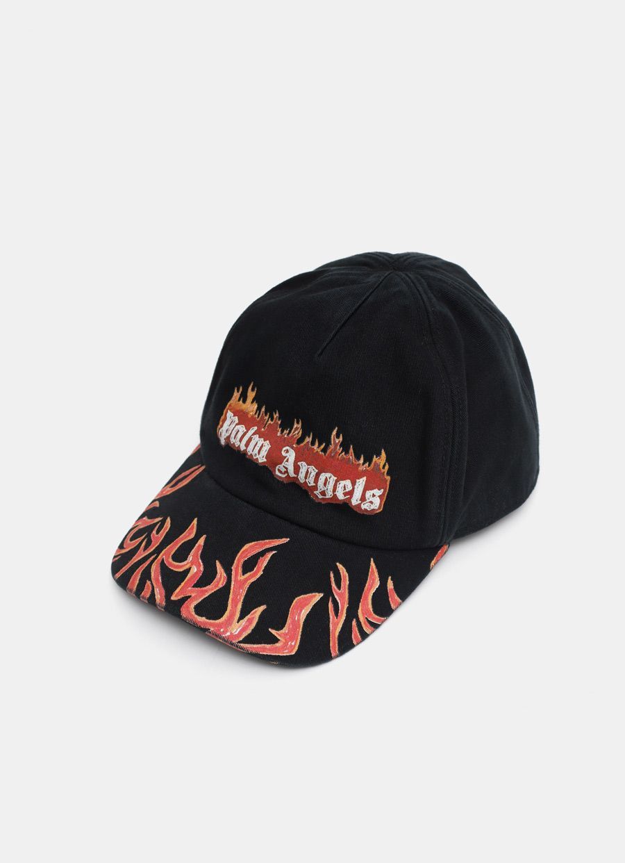 Palm Angels 💥 RARE 💥 Palm Angels Burning Logo Baseball Cap Size ONE SIZE - 1 Thumbnail