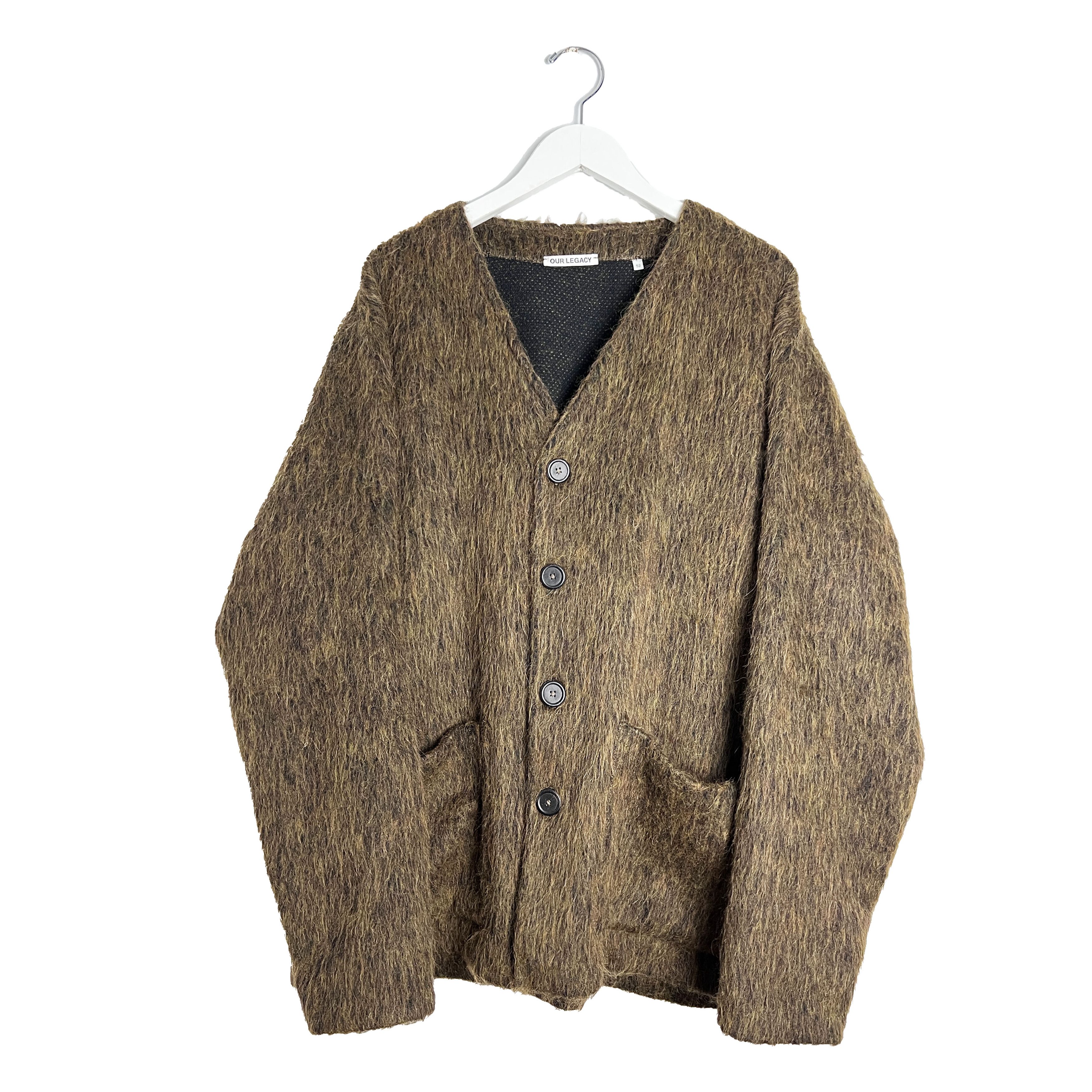 Our Legacy Melange Mohair Cardigan | Grailed