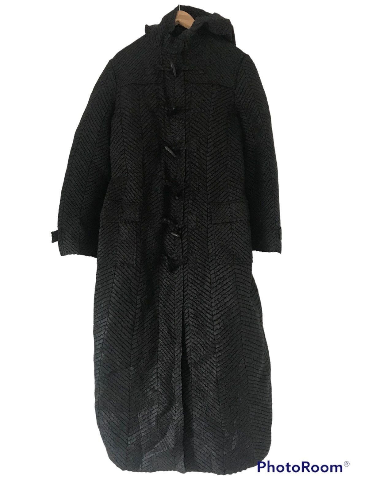 Issey Miyake × Japanese Brand 💥ACCEPT OFFER💥 Yoshiki Hishinuma Black Pleated Duffle Coat Size M / US 6-8 / IT 42-44 - 2 Thumbnail