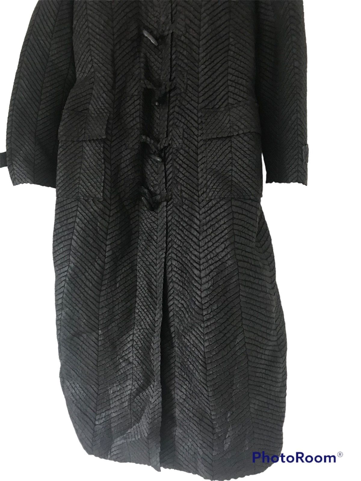 Issey Miyake × Japanese Brand 💥ACCEPT OFFER💥 Yoshiki Hishinuma Black Pleated Duffle Coat Size M / US 6-8 / IT 42-44 - 4 Thumbnail