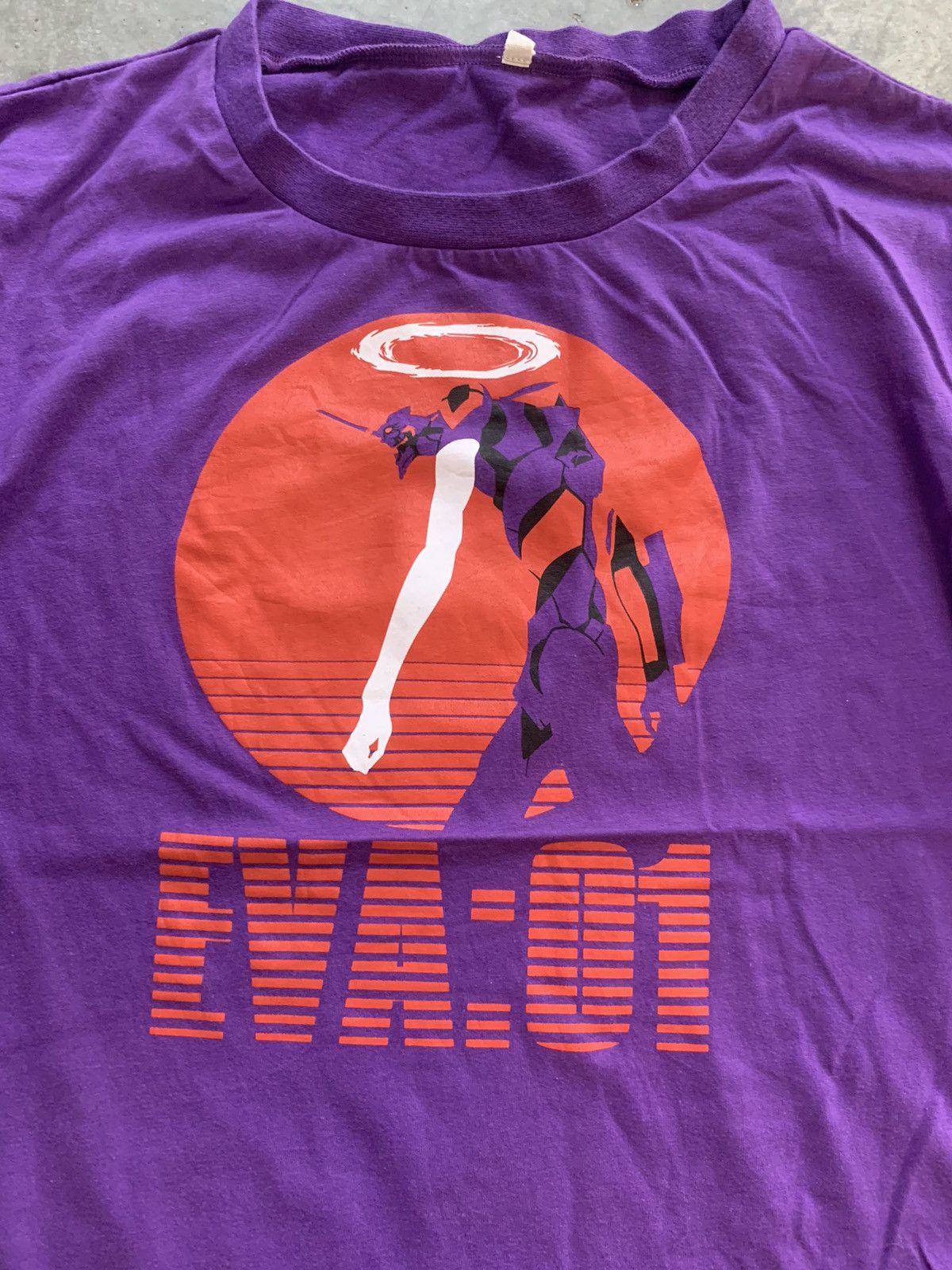 Anime Vintage Evangelion 01 Tshirt Size US S / EU 44-46 / 1 - 2 Thumbnail