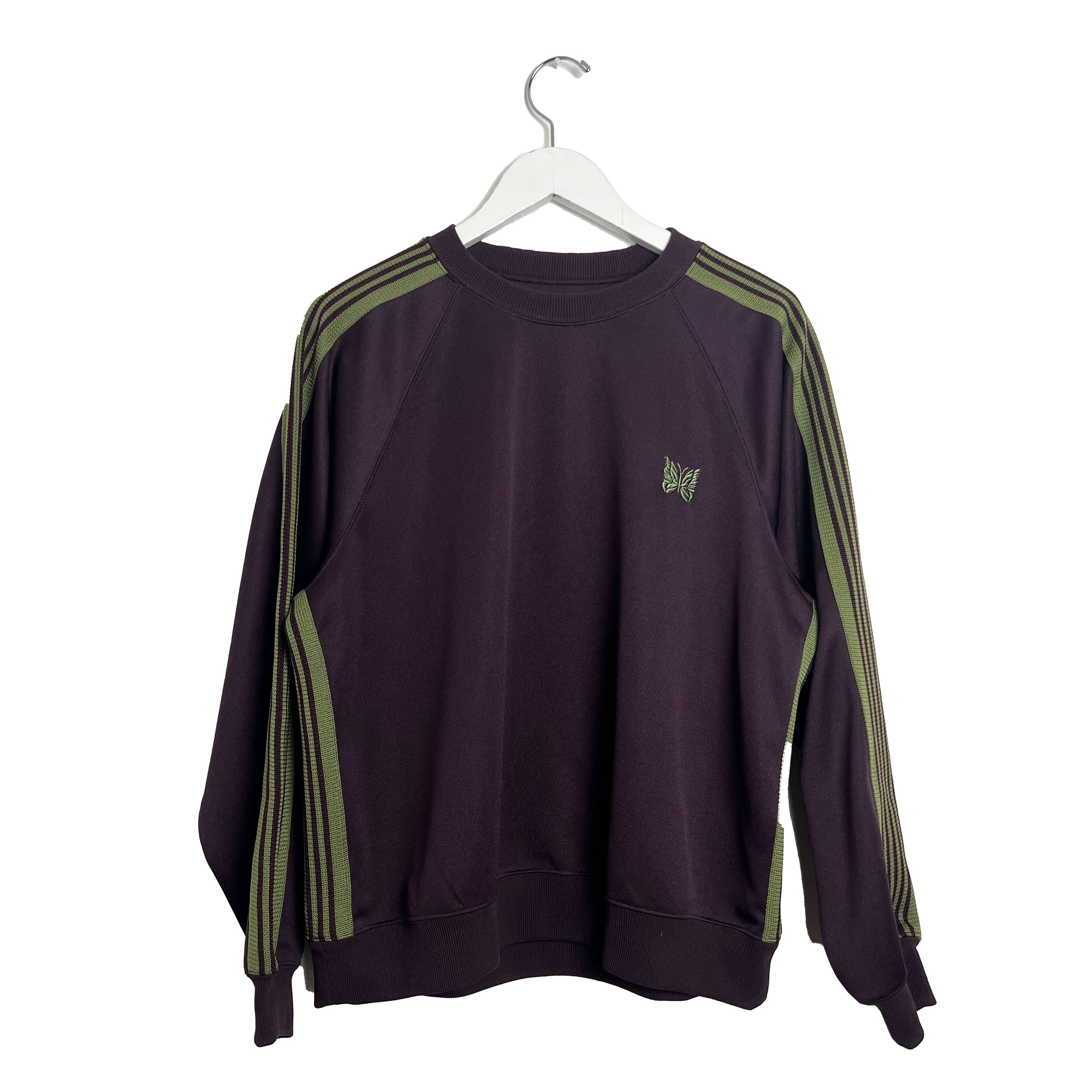 Track Crew Neck Poly Smooth Sweatshirt