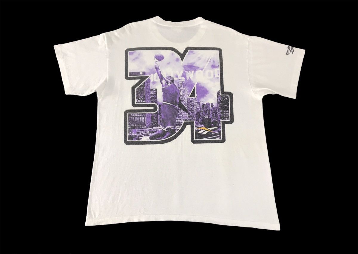 Reebok Reebok Shaquille O’Neal 34 Big Logo Tee Printed Size XL Size US XL / EU 56 / 4 - 1 Thumbnail