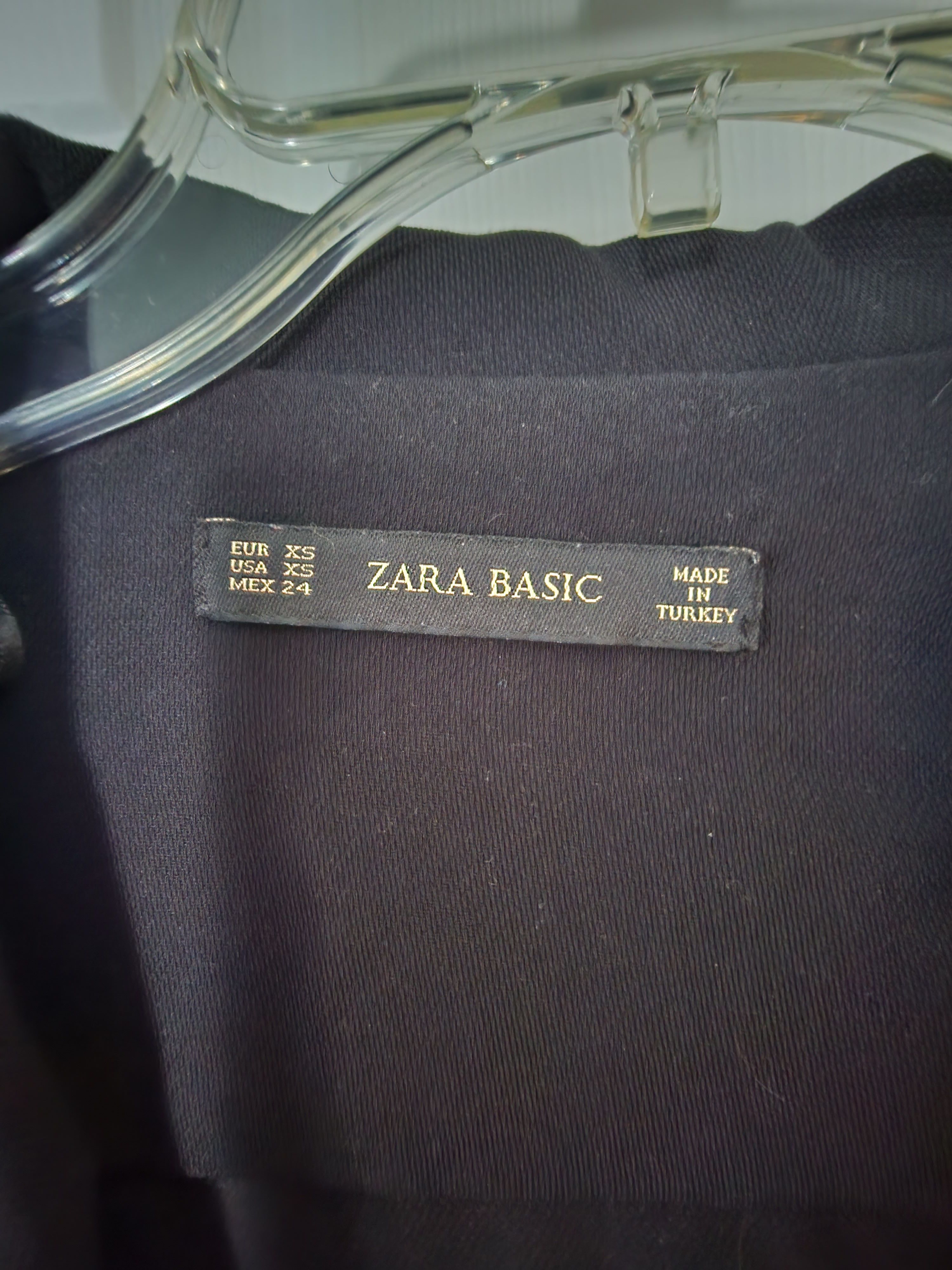 Zara NWOT Zara Basic Women's Black Zip Up Jacket Size XS Size XS / US 0-2 / IT 36-38 - 4 Thumbnail