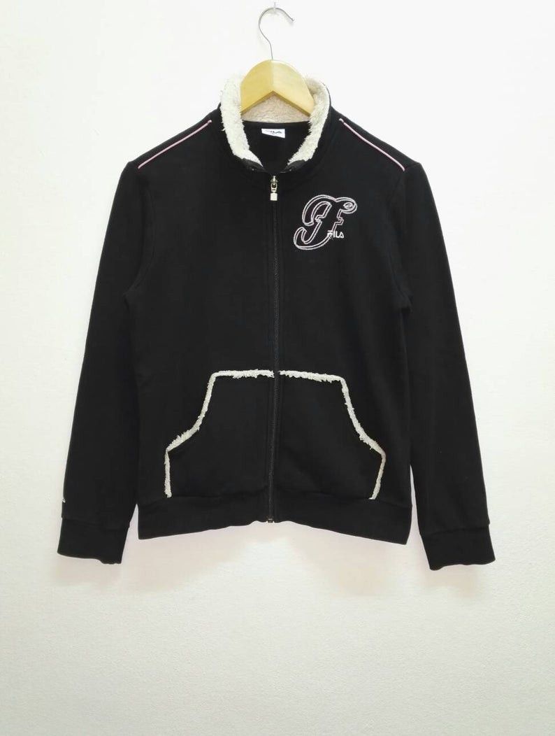 Fila Vintage FILA Embroidered Logo Zipper Big Logo for Girl(311) Size US L / EU 52-54 / 3 - 1 Thumbnail