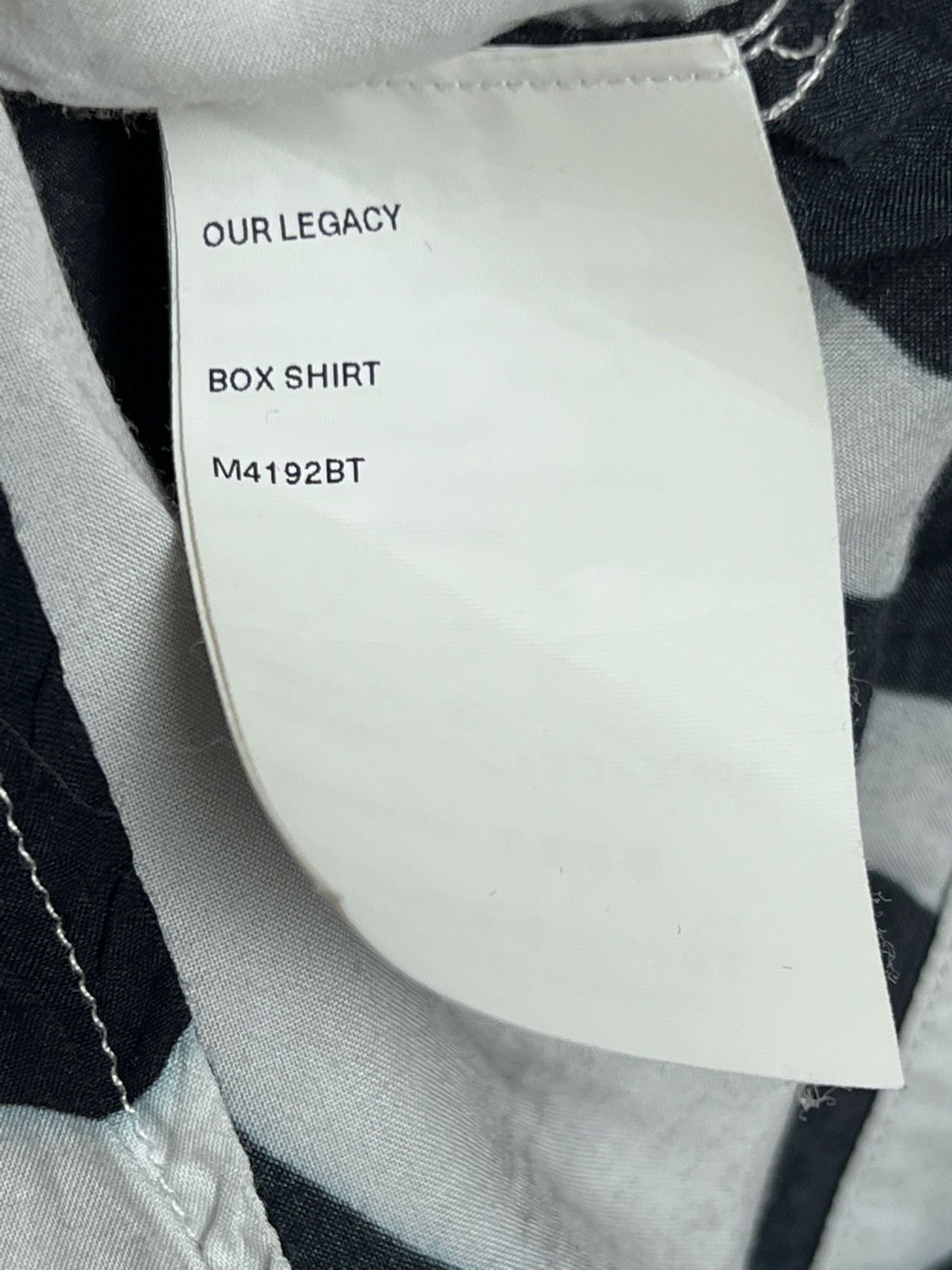 Our Legacy Table Swordfish Print Box Shirt Size US S / EU 44-46 / 1 - 7 Thumbnail