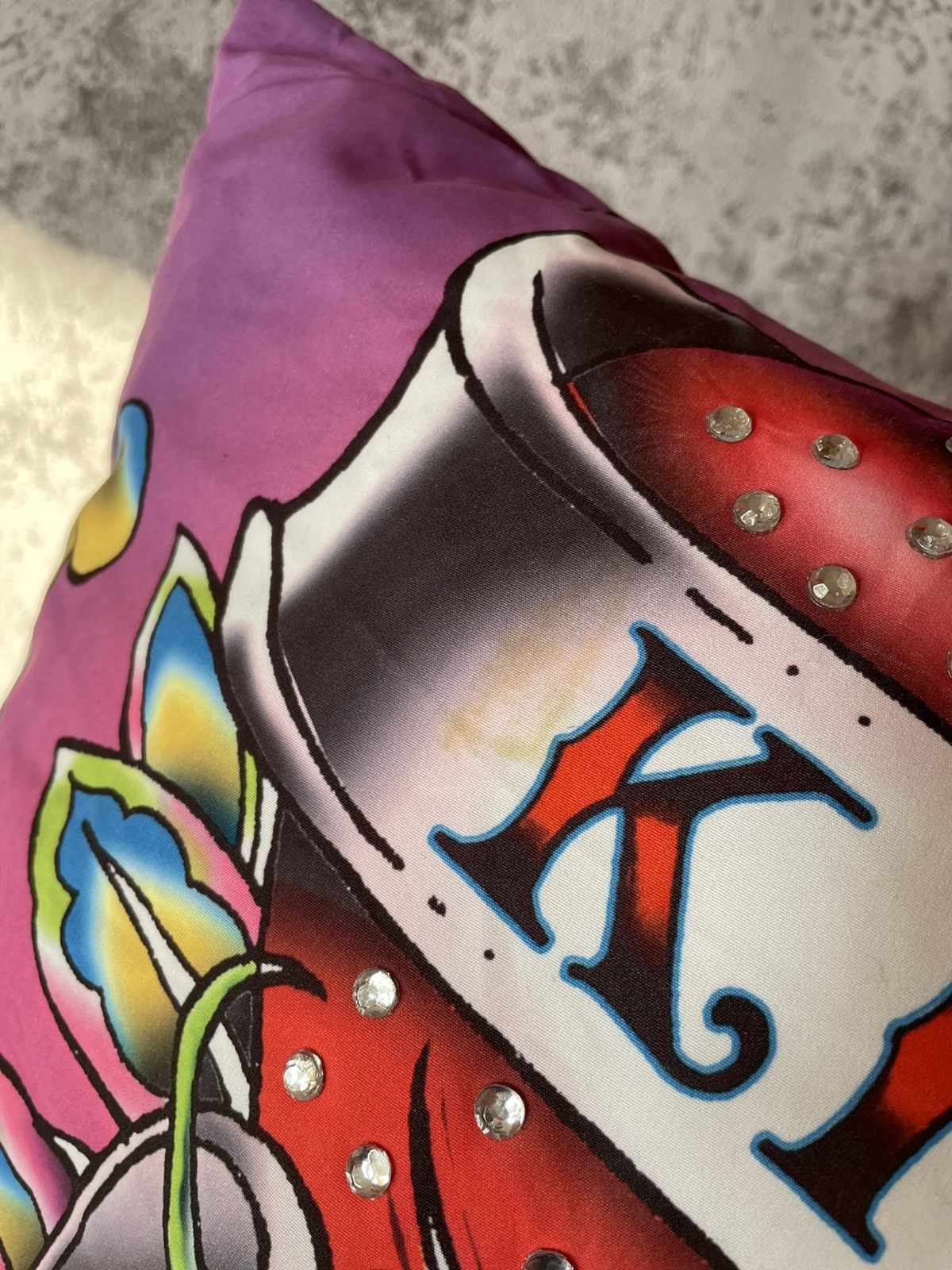 Christian Audigier × Ed Hardy Ed Hardy by Christian Audigier Pillow Size ONE SIZE - 4 Thumbnail