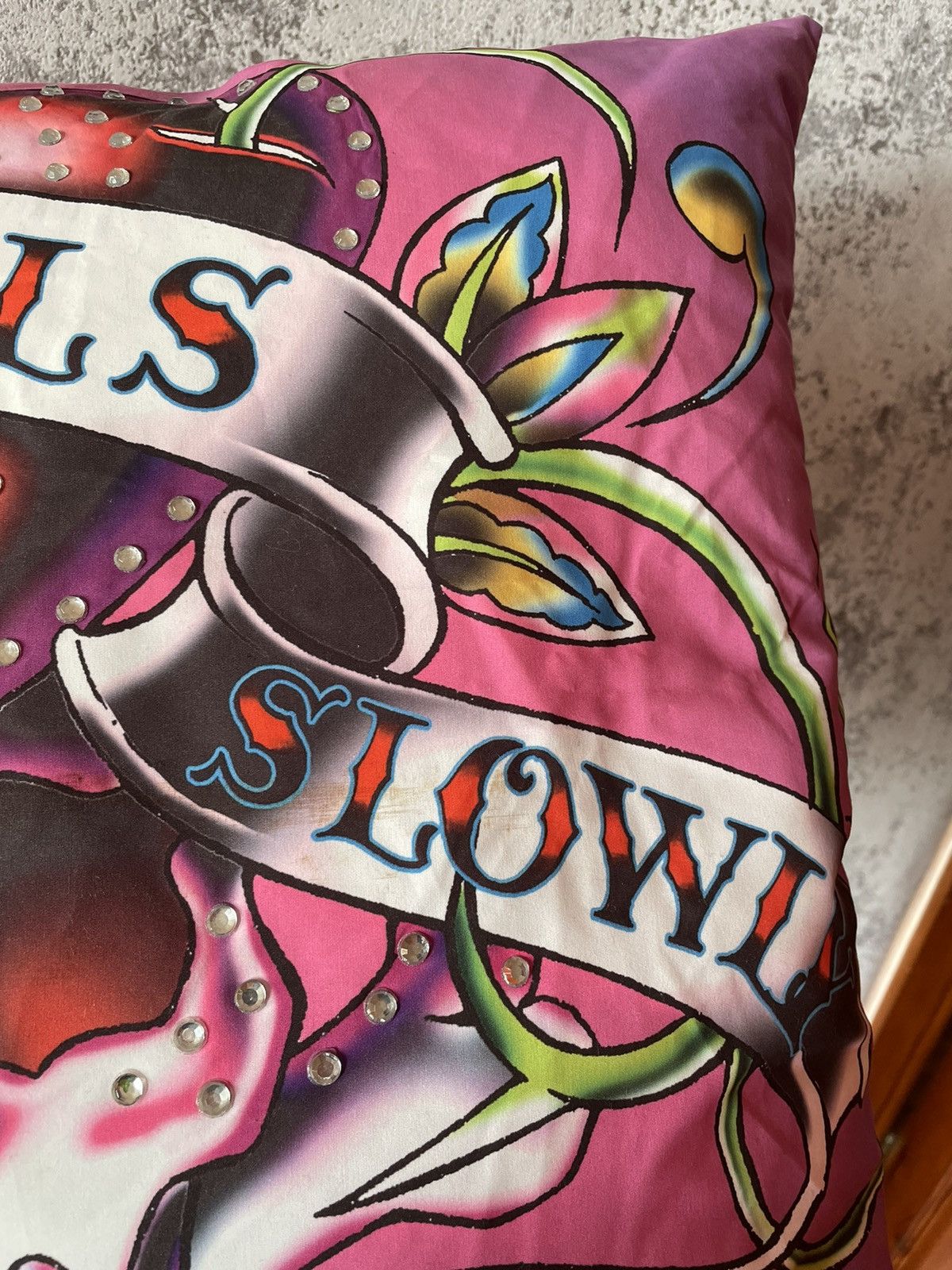 Christian Audigier × Ed Hardy Ed Hardy by Christian Audigier Pillow Size ONE SIZE - 5 Thumbnail