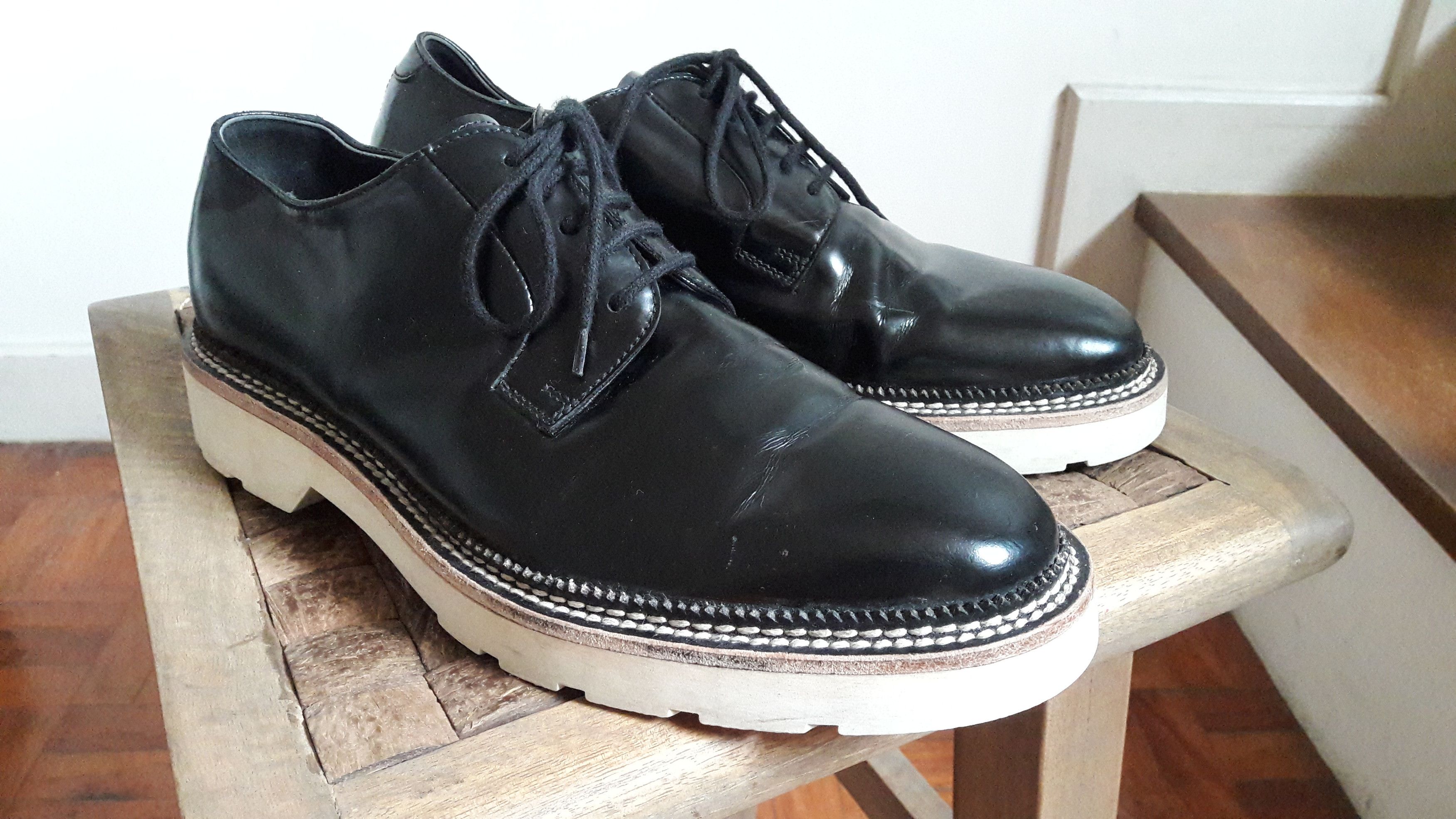 Alexander McQueen Alexander McQueen Black Derby Size 41 Made In Italy Size US 8 / EU 41 - 1 Thumbnail