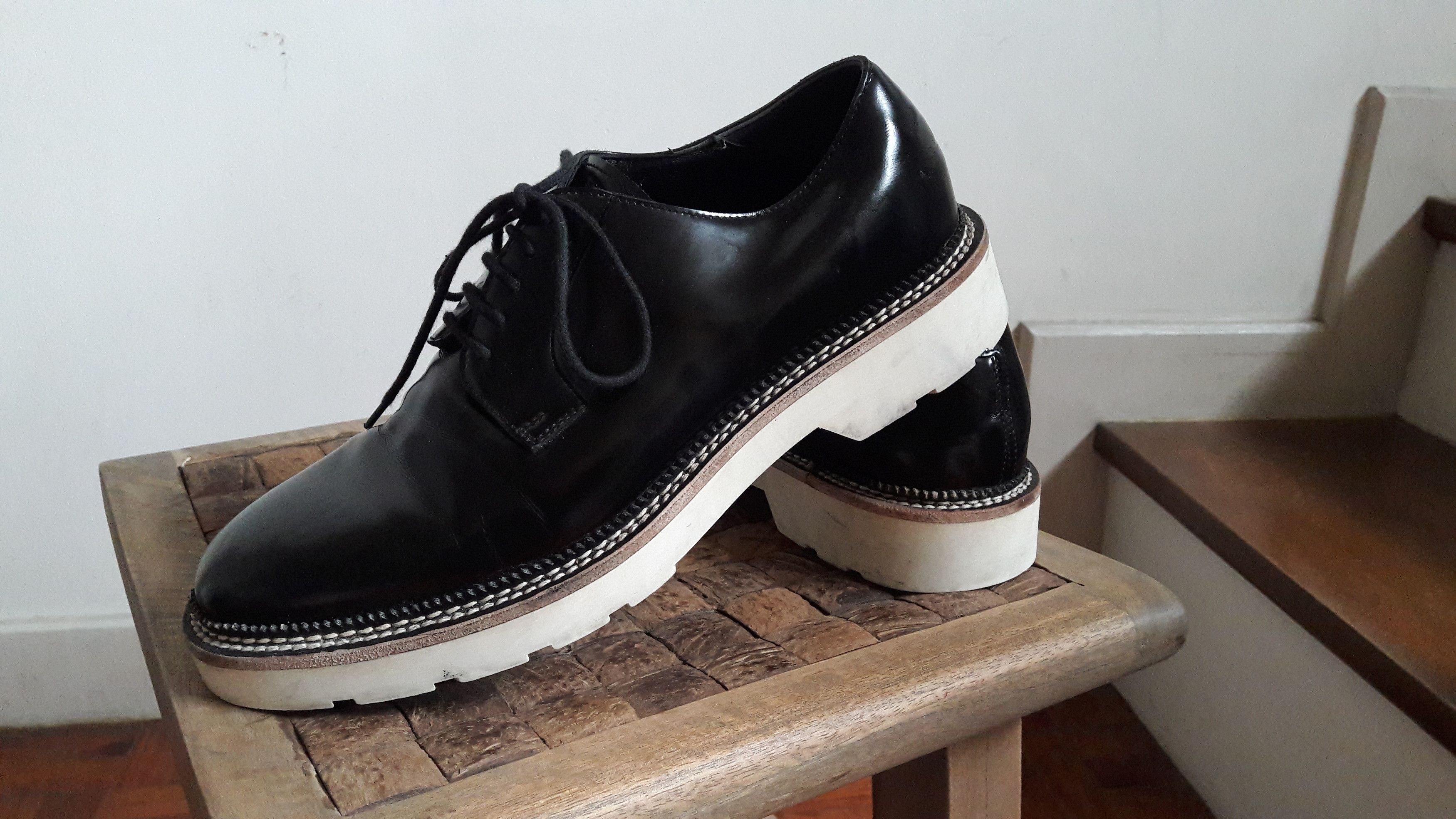 Alexander McQueen Alexander McQueen Black Derby Size 41 Made In Italy Size US 8 / EU 41 - 8 Thumbnail